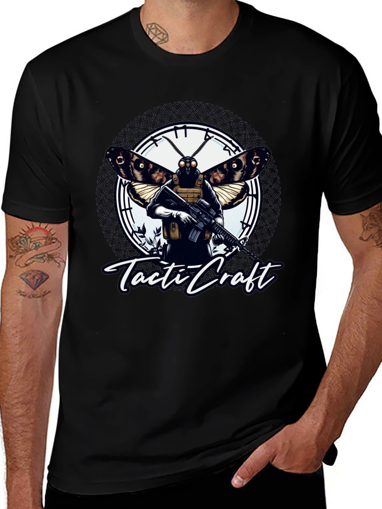 Tactical Moth Graphic T-Shirt