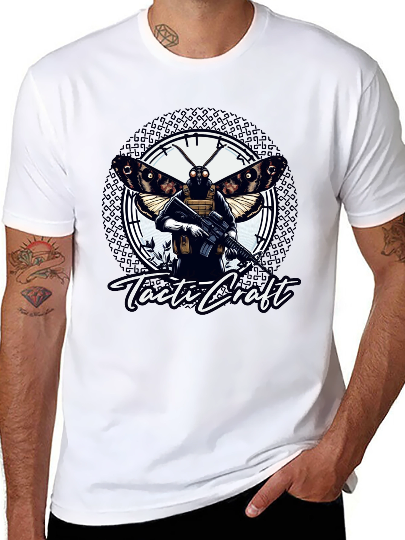 Tactical Moth Graphic T-Shirt