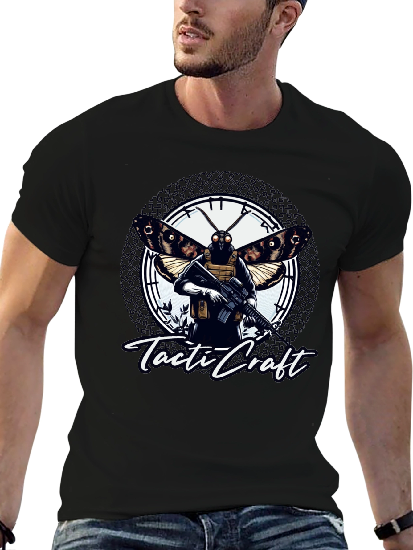 Tactical Moth Graphic T-Shirt