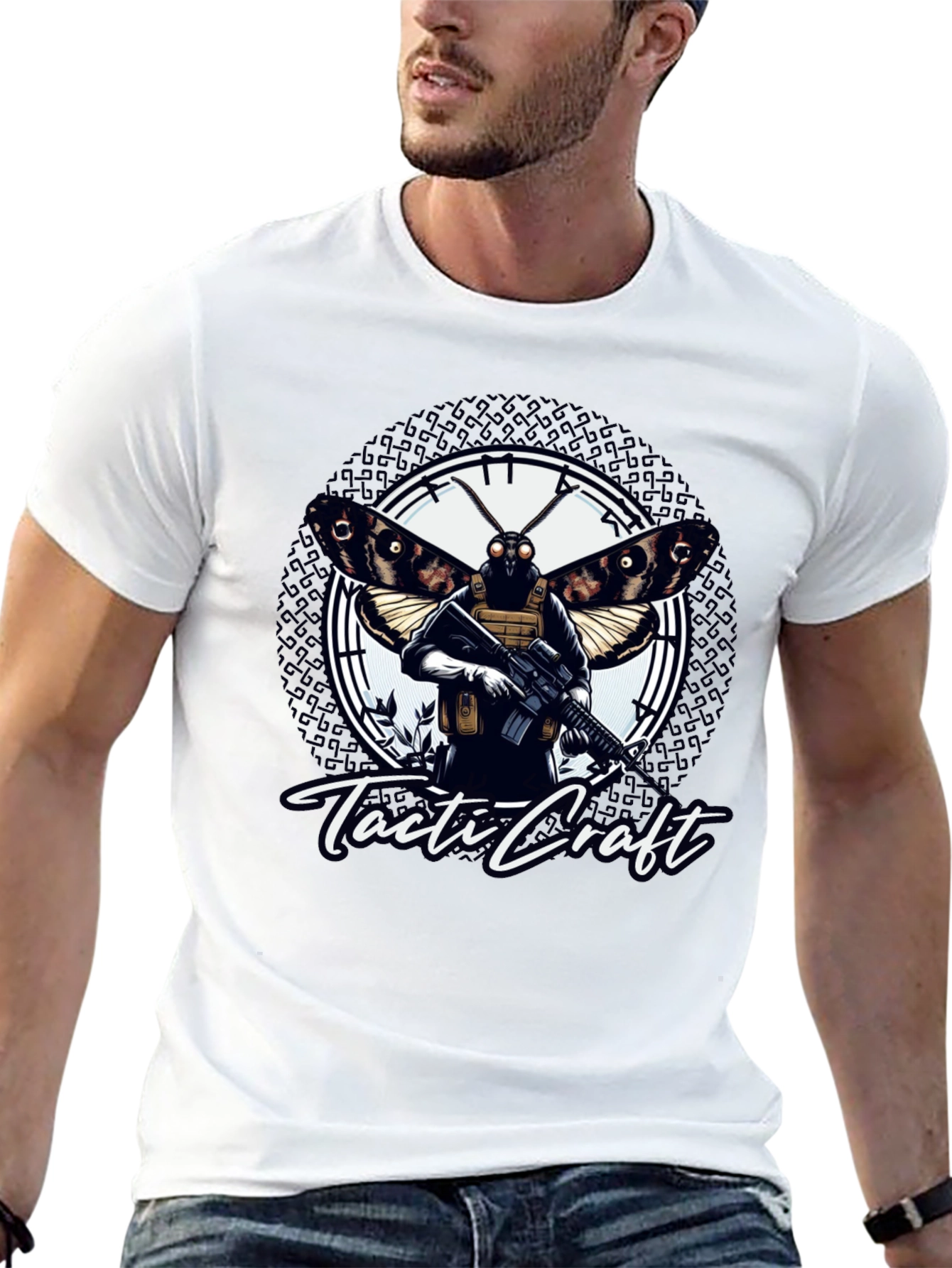 Tactical Moth Graphic T-Shirt