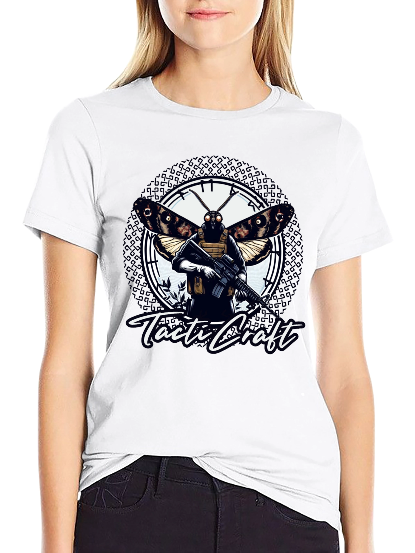 Tactical Moth Graphic T-Shirt