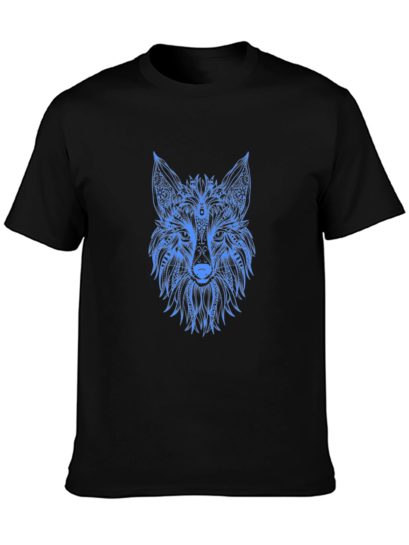 Aztec Fox Graphic T-Shirt - Unique Design