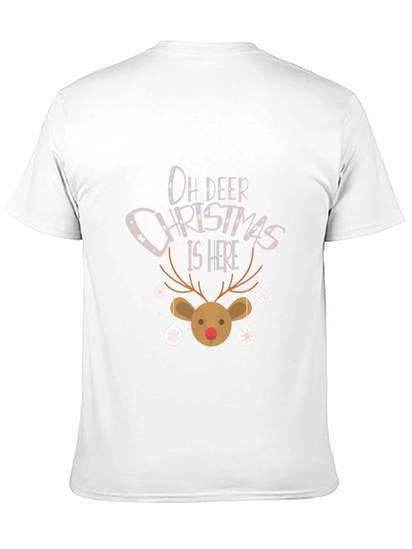 Oh Deer Christmas is Here Graphic Tee