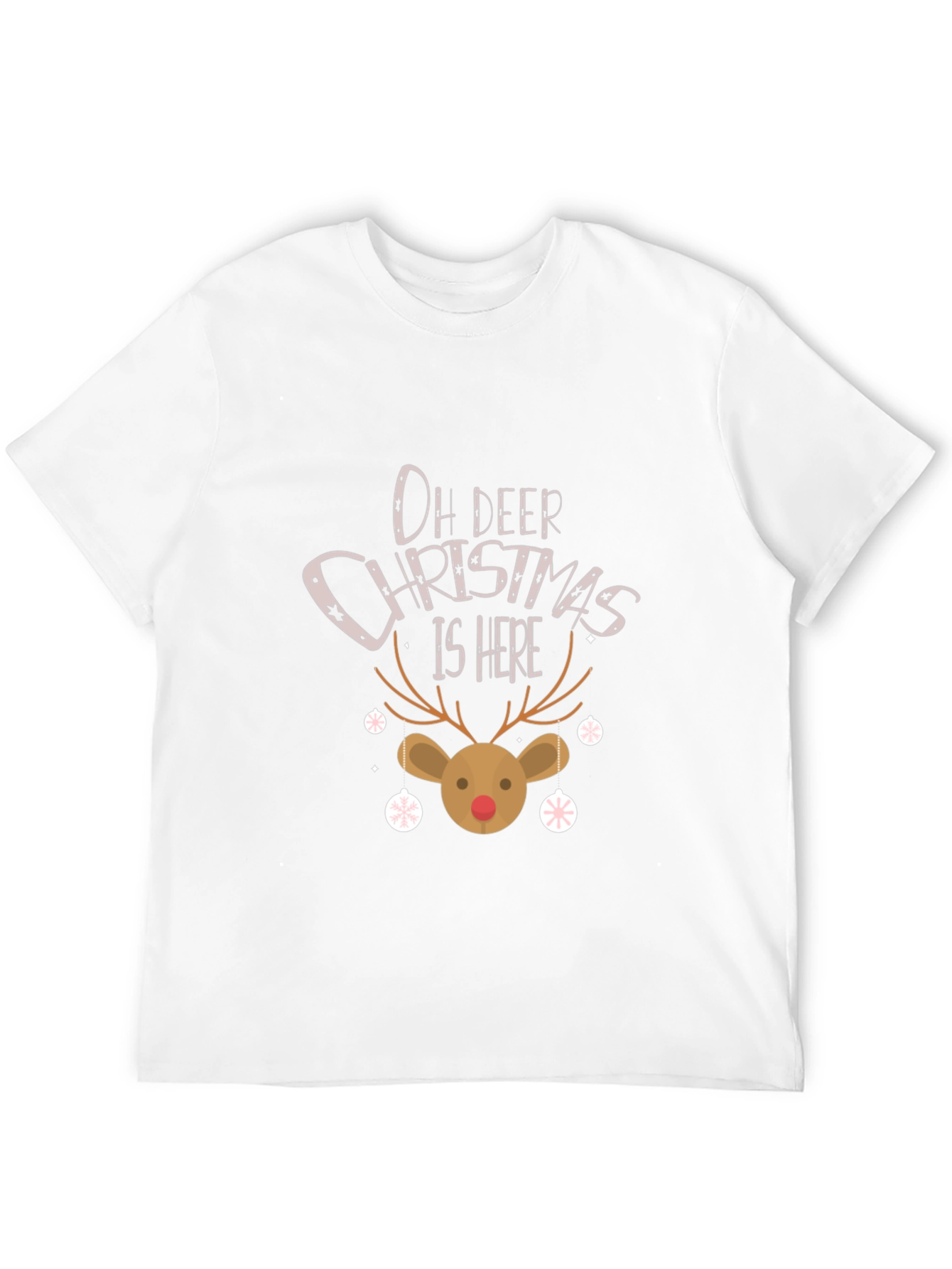 Oh Deer Christmas is Here Graphic Tee