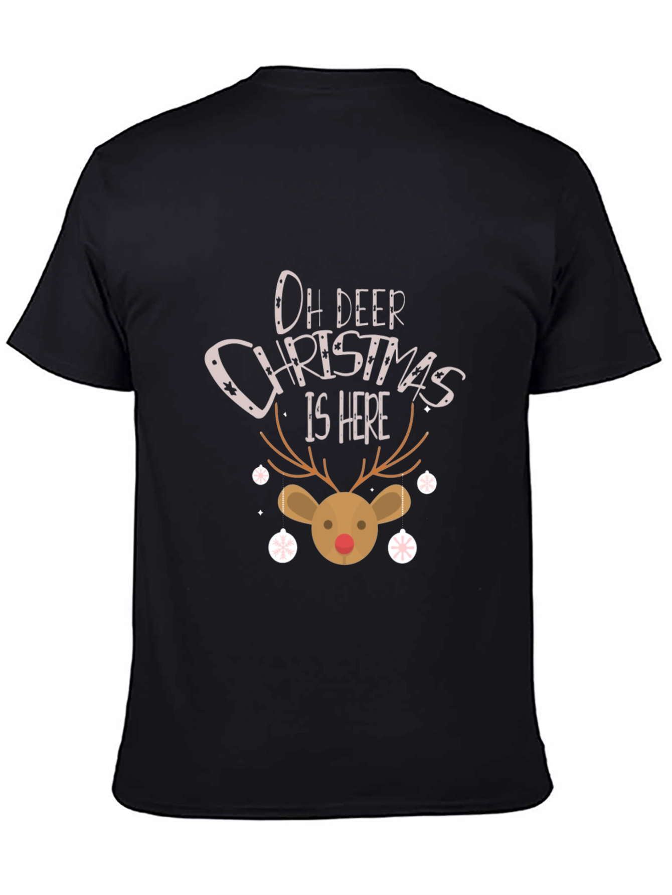 Oh Deer Christmas is Here Graphic Tee