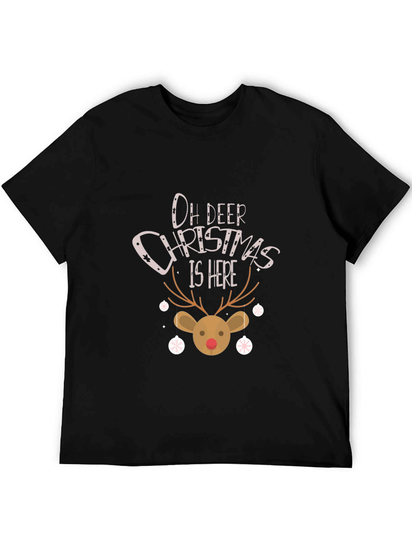 Oh Deer Christmas is Here Graphic Tee