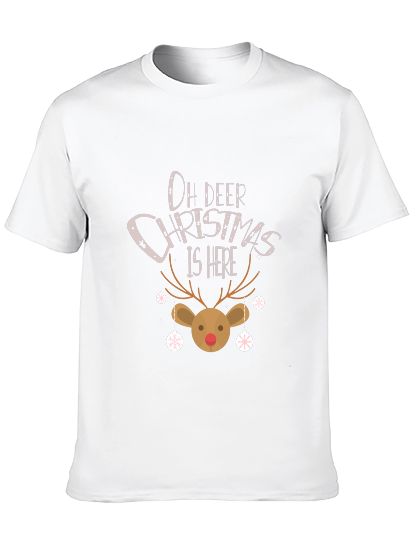 Oh Deer Christmas is Here Graphic Tee