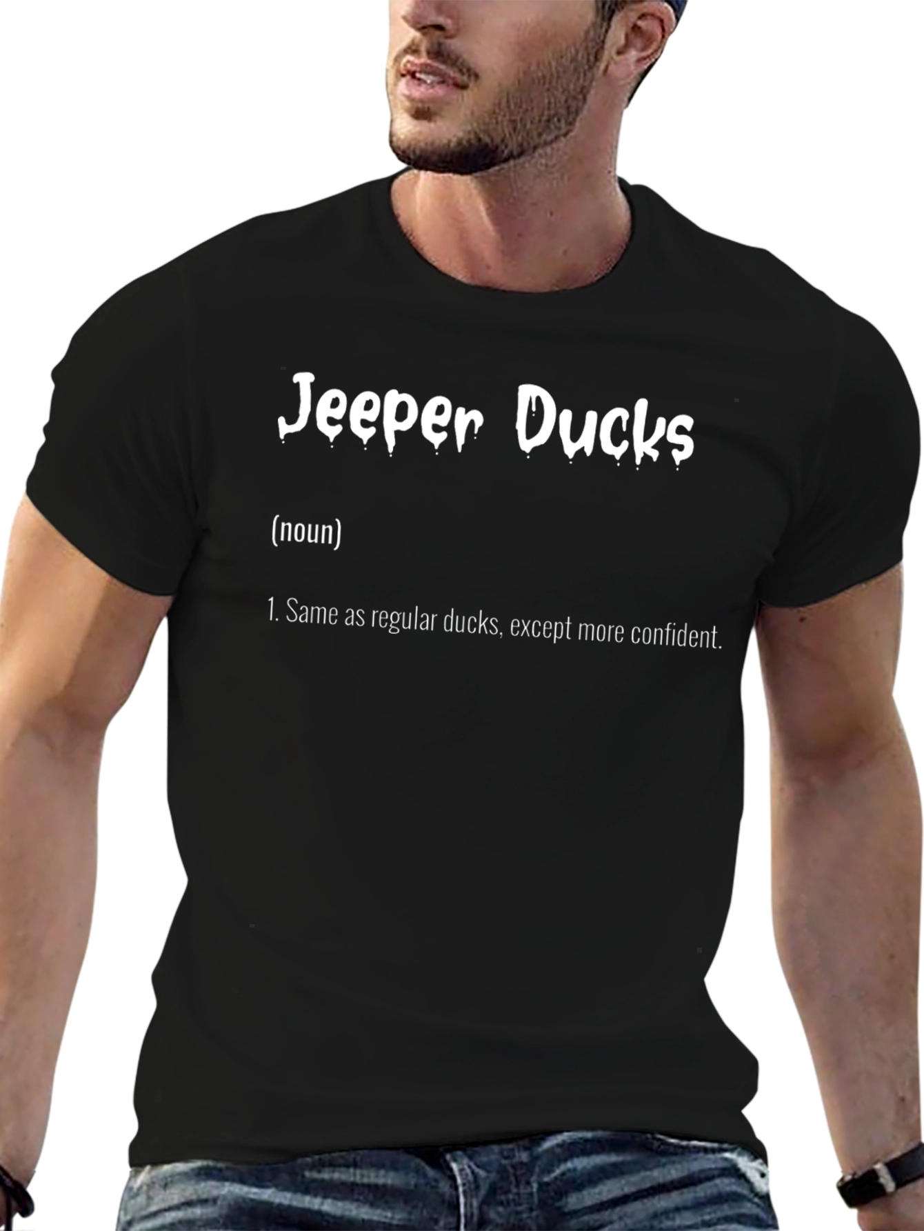 Jeeper Ducks T-Shirt: Confident Duck Definition Tee