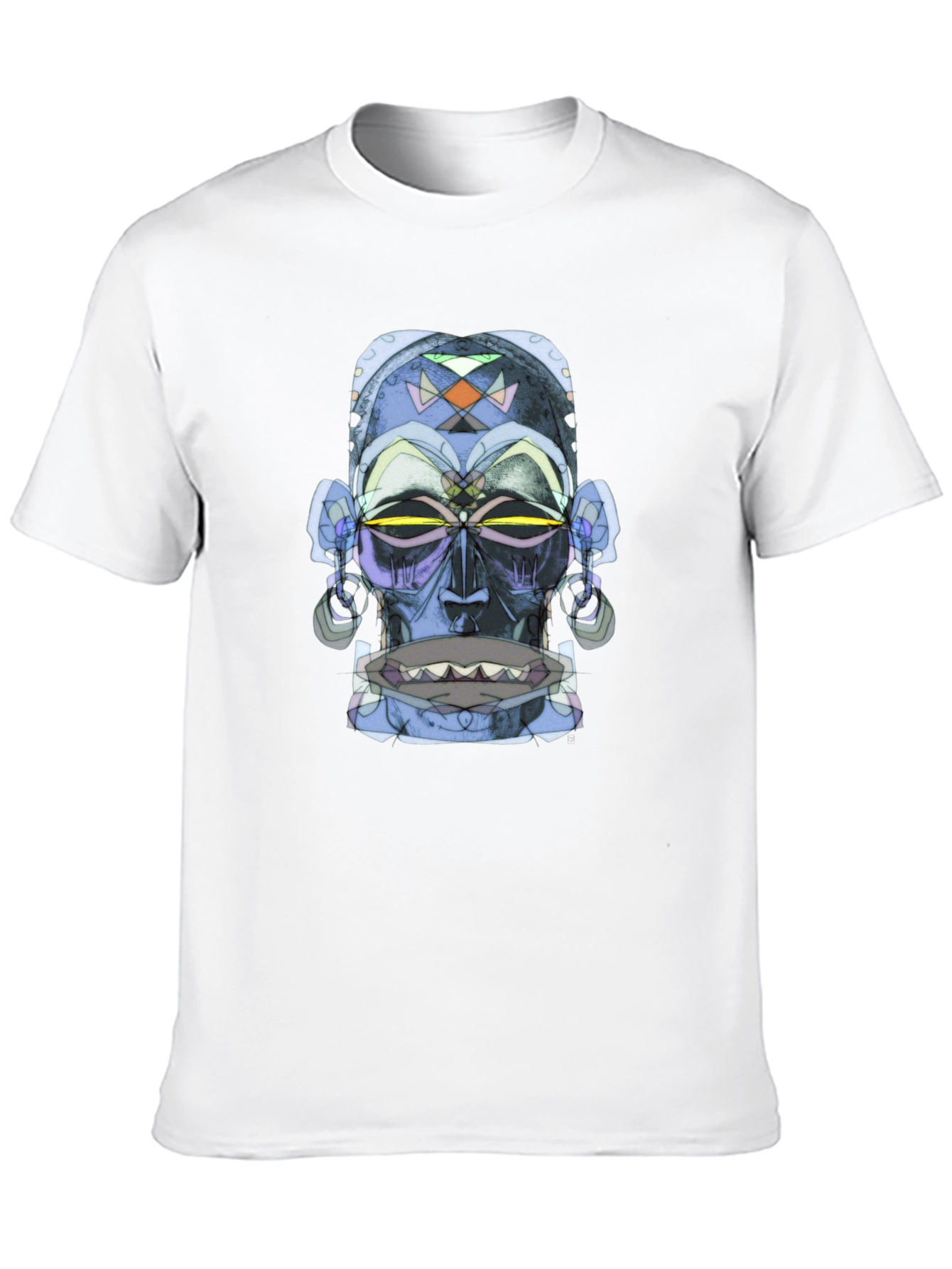 Tribal Mask Graphic Tee