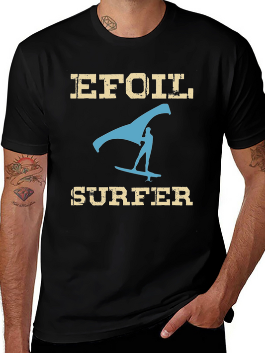 Efoil Surfer Graphic T-Shirt - Ride the Wave!