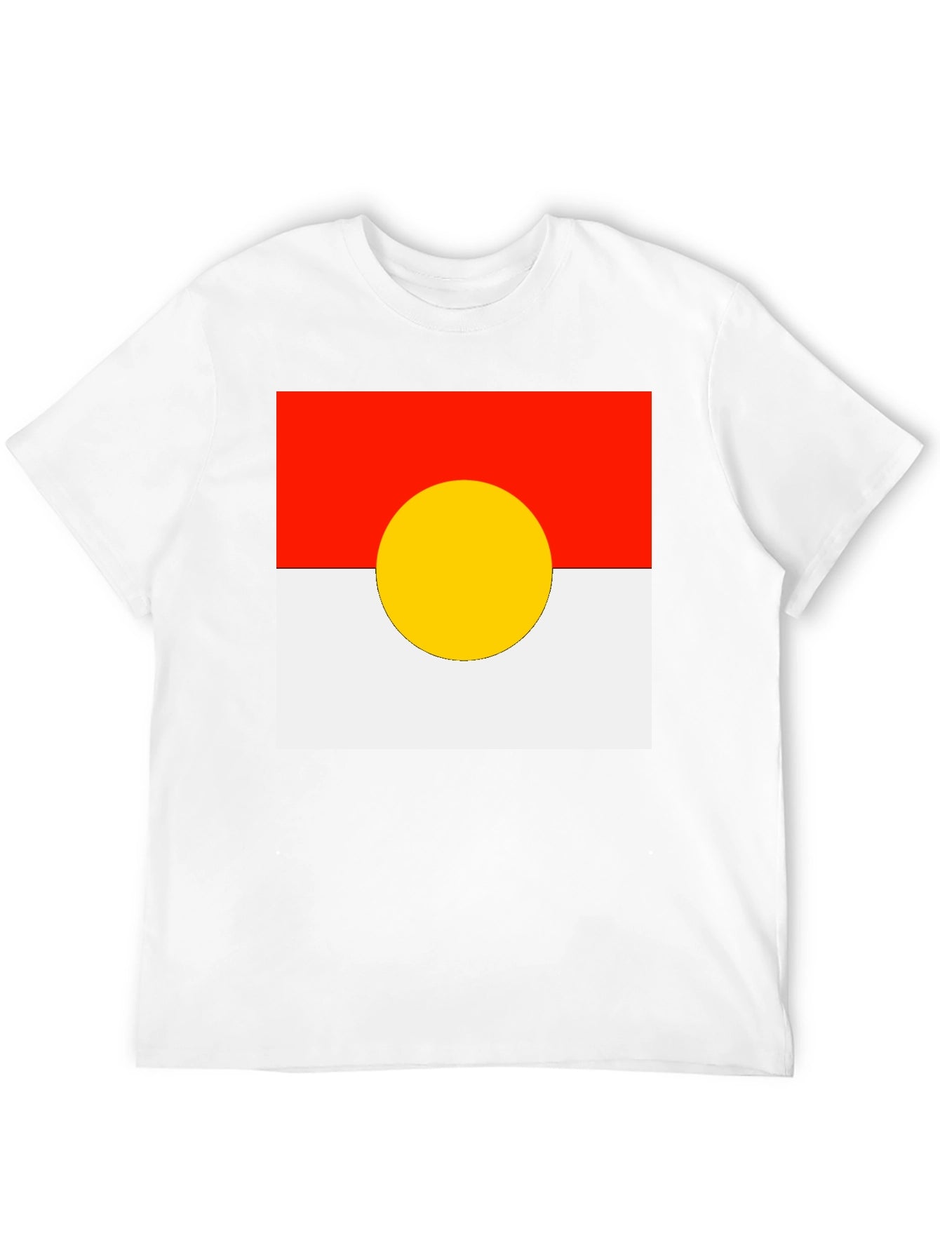 Red White and Yellow Circle T-Shirt