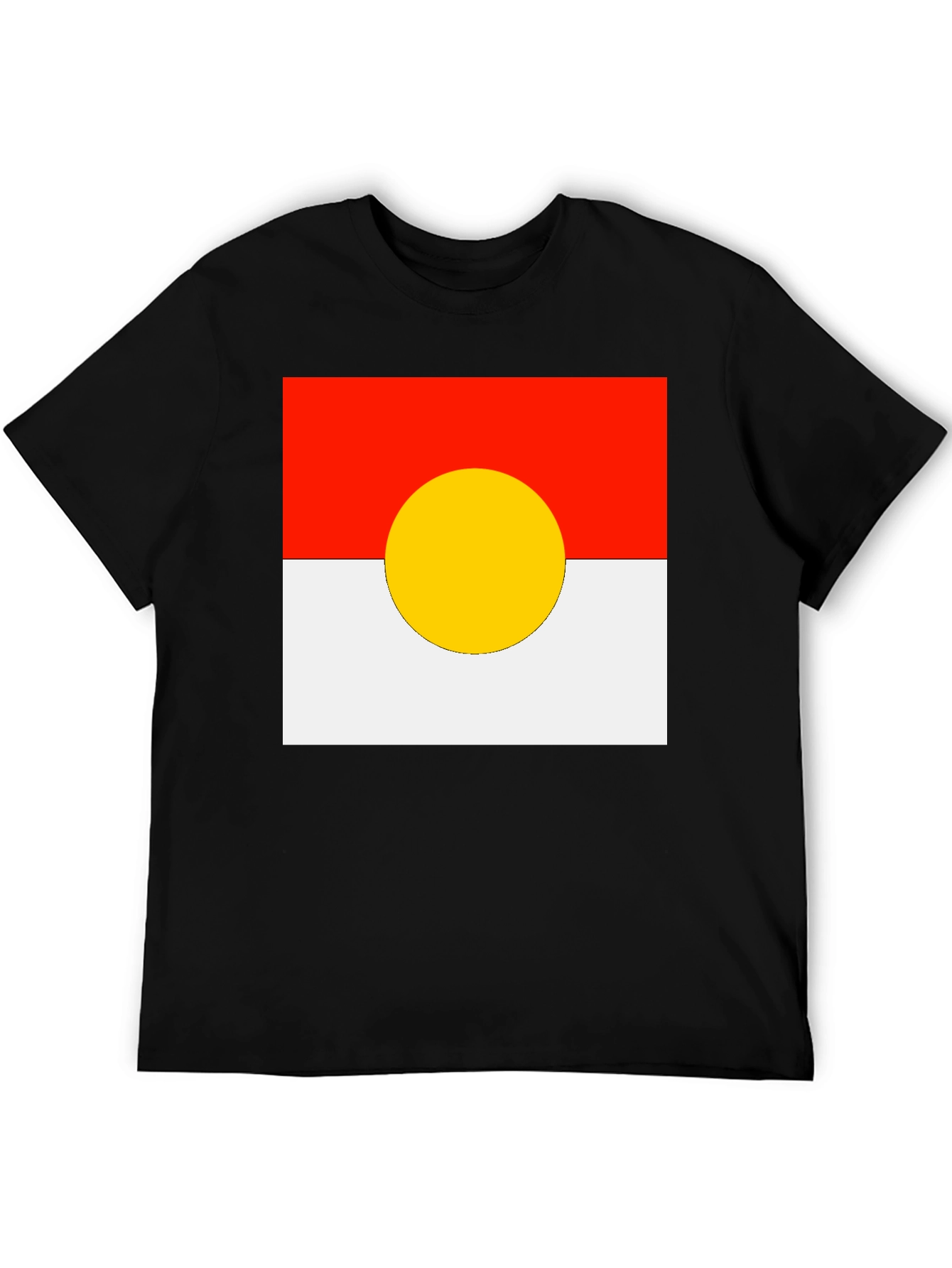 Red White and Yellow Circle T-Shirt