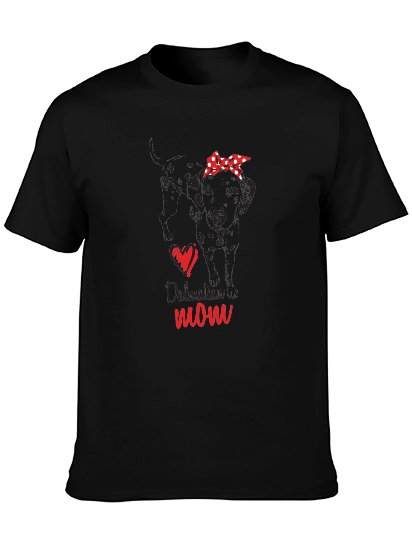 Dalmatian Mom Graphic Tee - Dog Lover Shirt