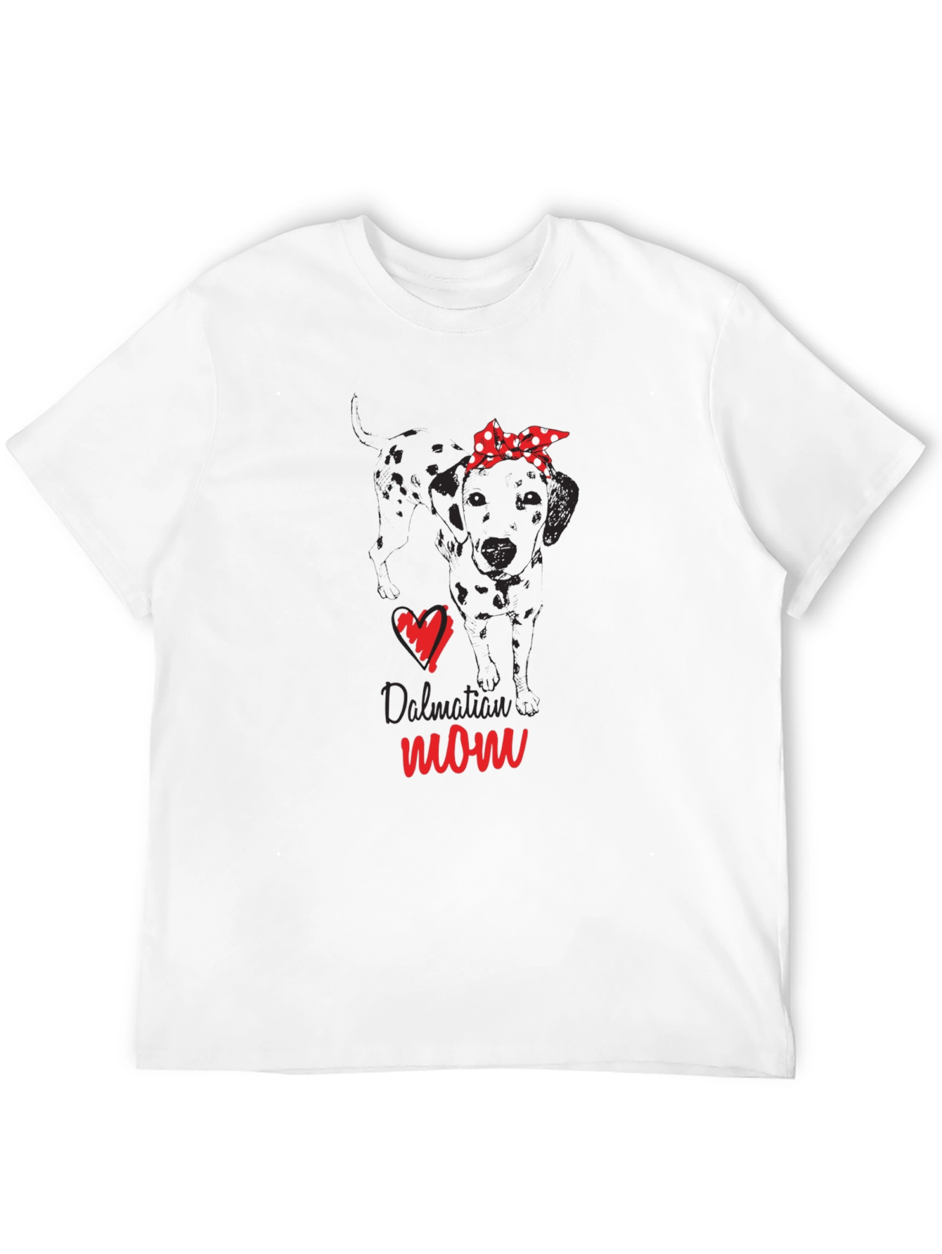 Dalmatian Mom Graphic Tee - Dog Lover Shirt