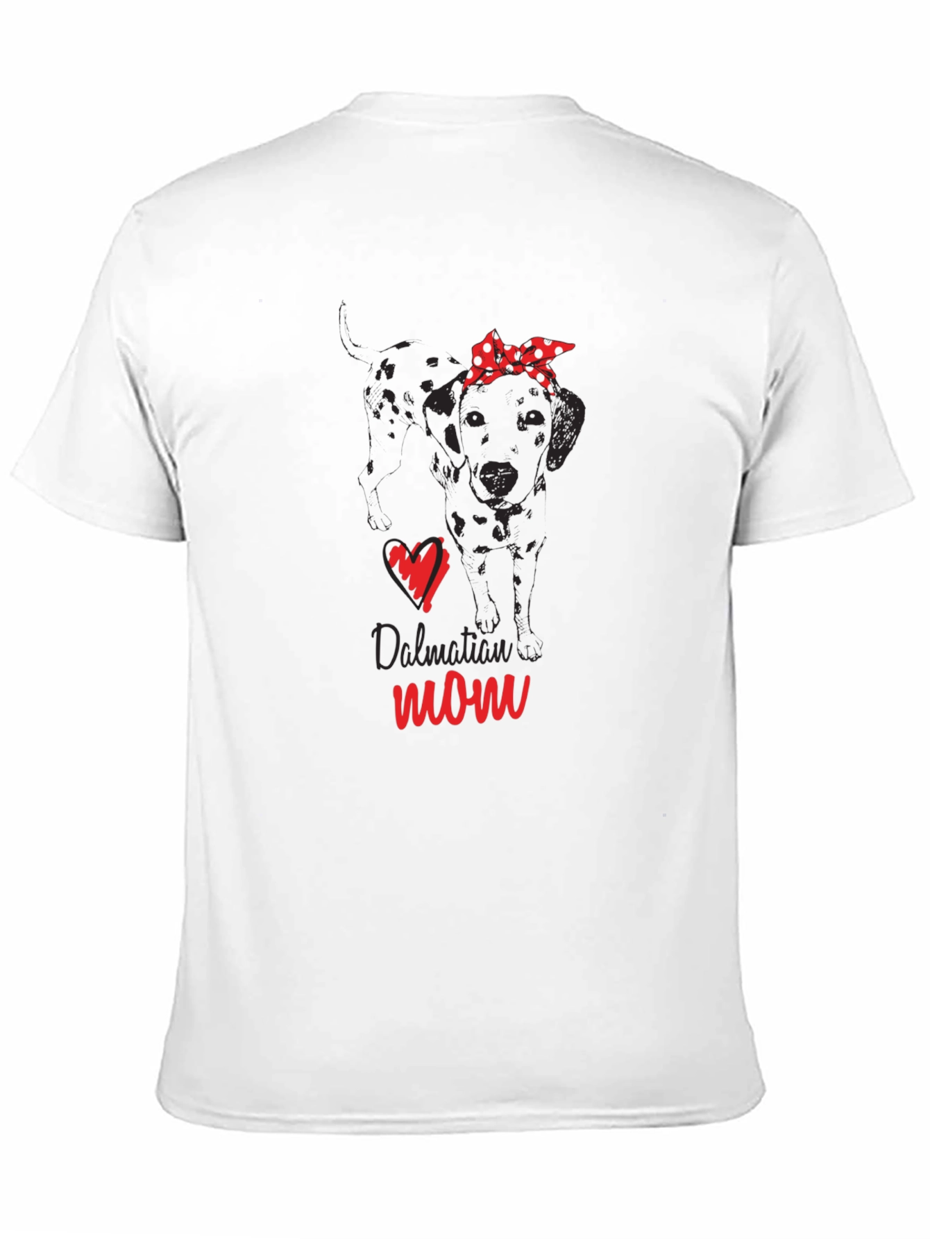 Dalmatian Mom Graphic Tee - Dog Lover Shirt