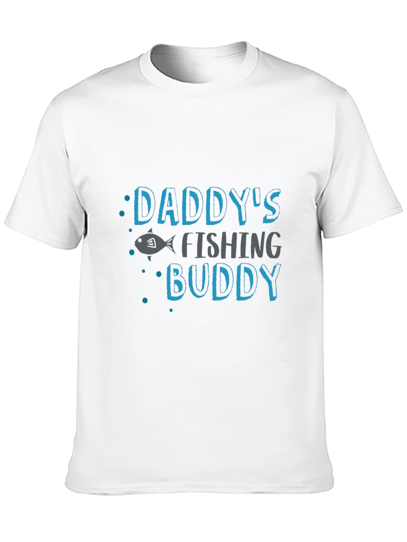 Daddys Fishing Buddy Black T-Shirt