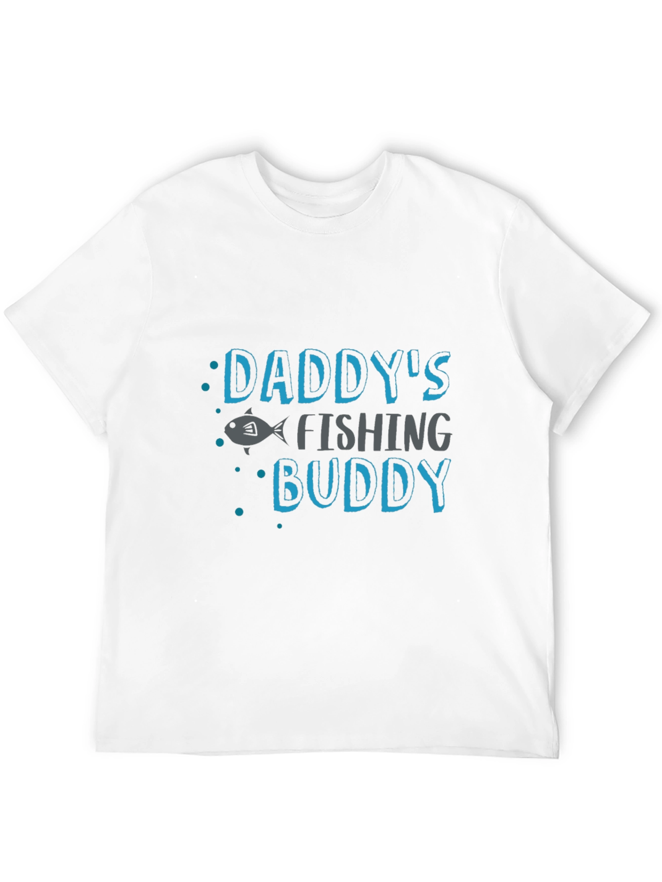 Daddys Fishing Buddy Black T-Shirt