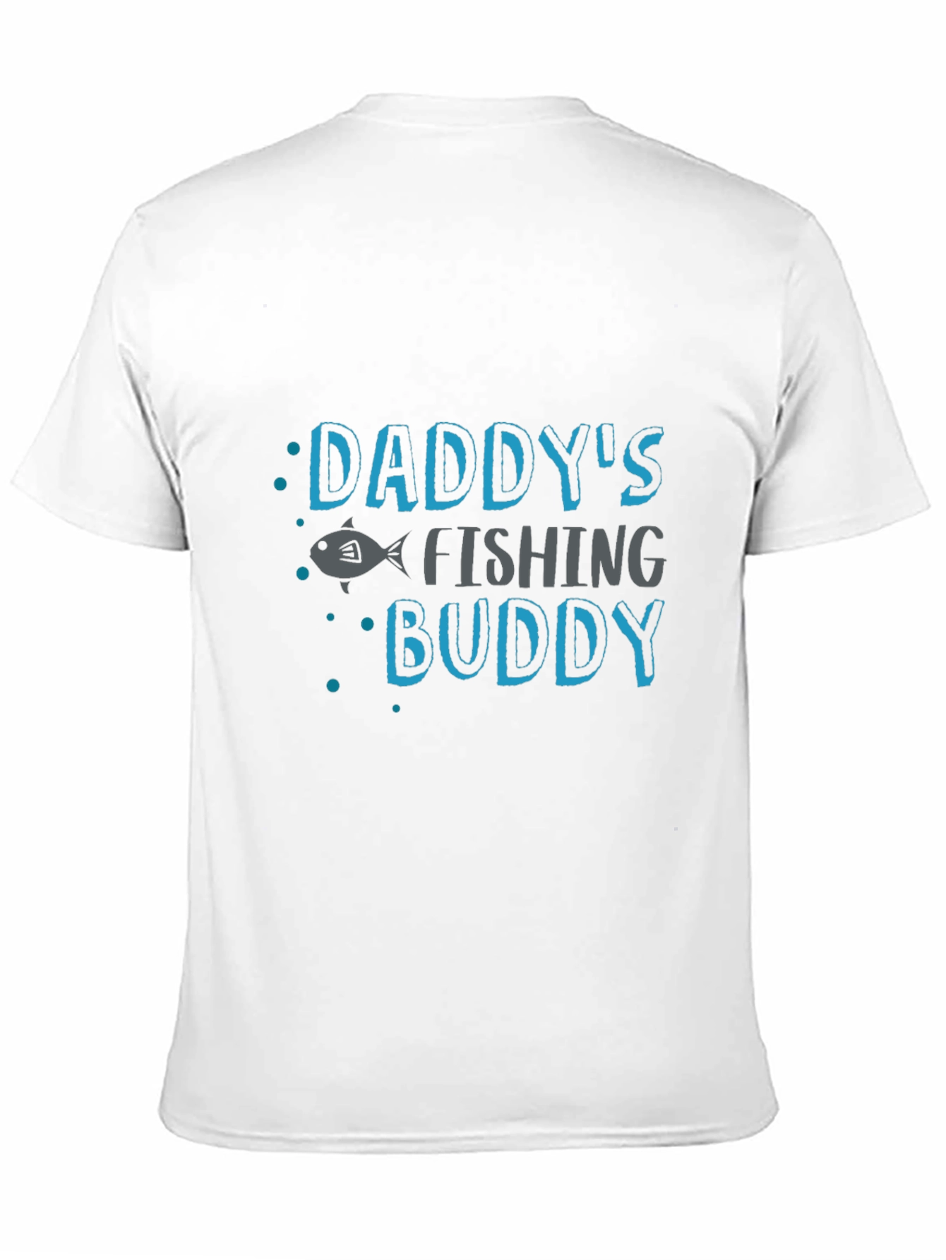 Daddys Fishing Buddy Black T-Shirt