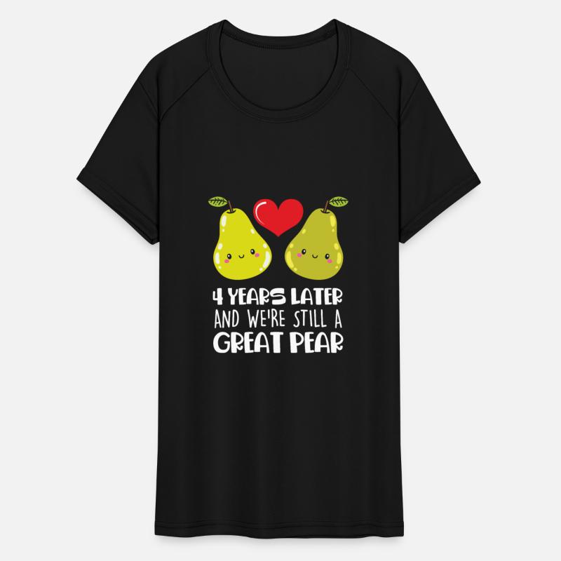 4th Wedding Anniversary Gift Married Couple Pear