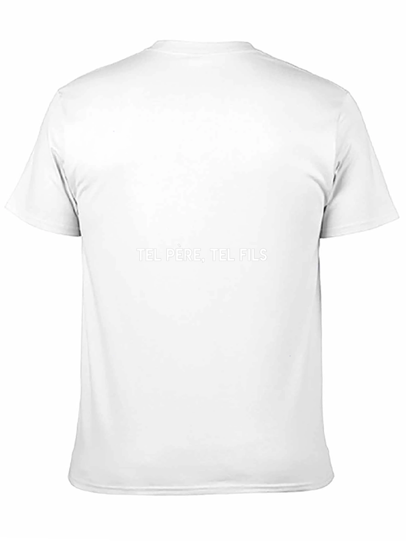 Tel Père Tel Fils T-Shirt - Black Cotton Tee