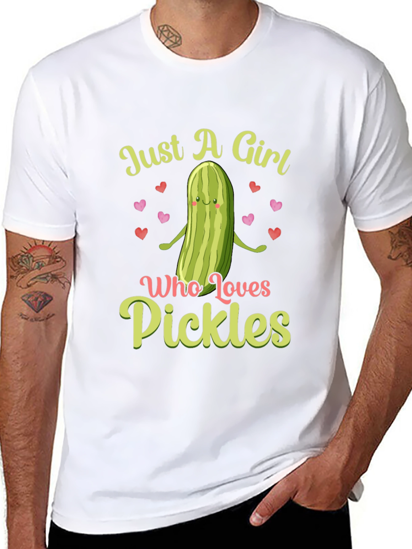 Just A Girl Who Loves Pickles T-Shirt