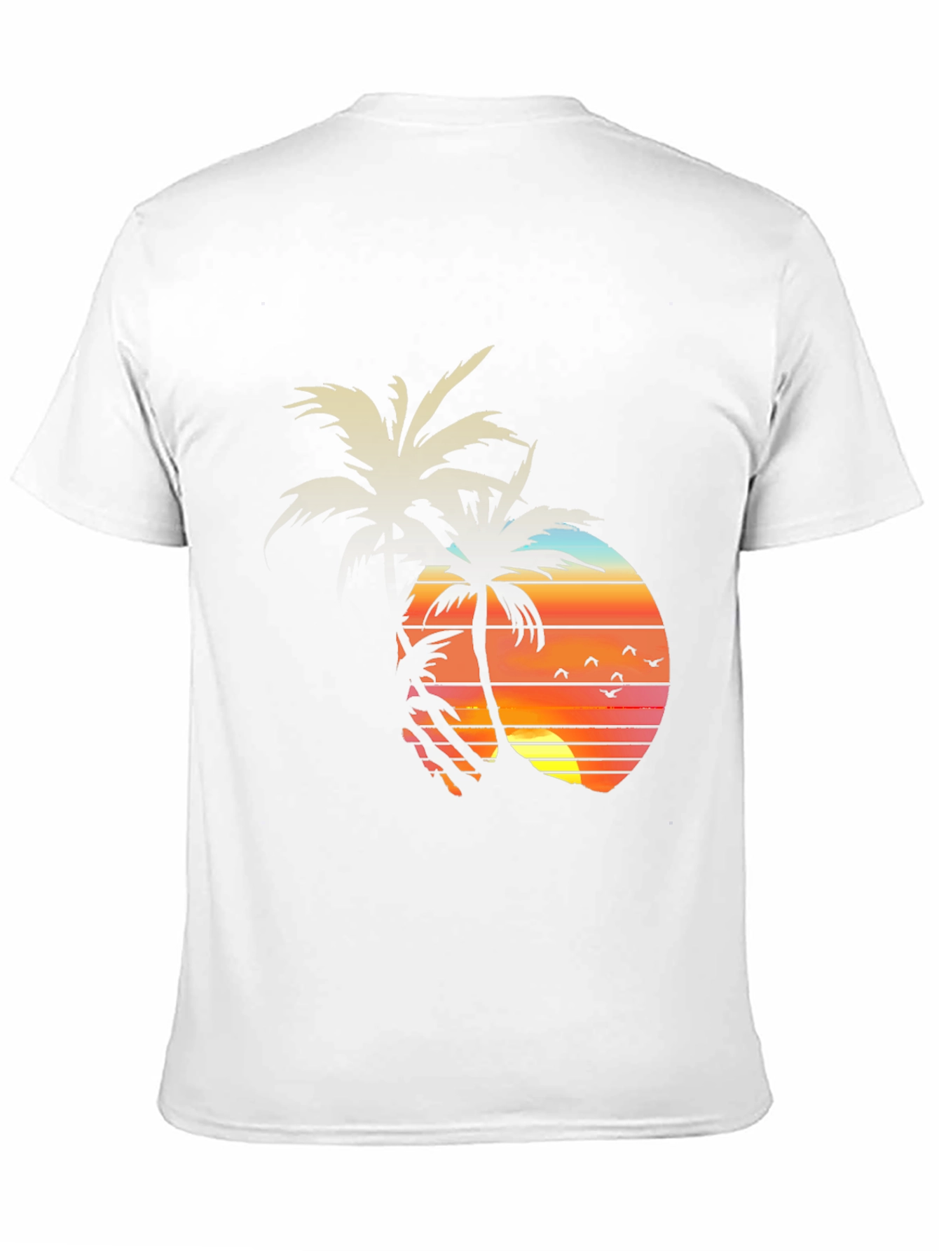 Sunset Palm Tree Graphic Tee