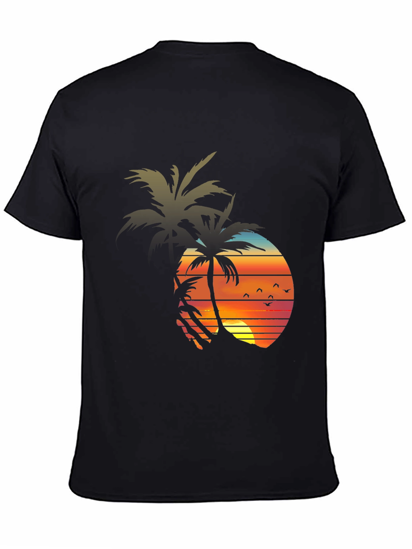 Sunset Palm Tree Graphic Tee