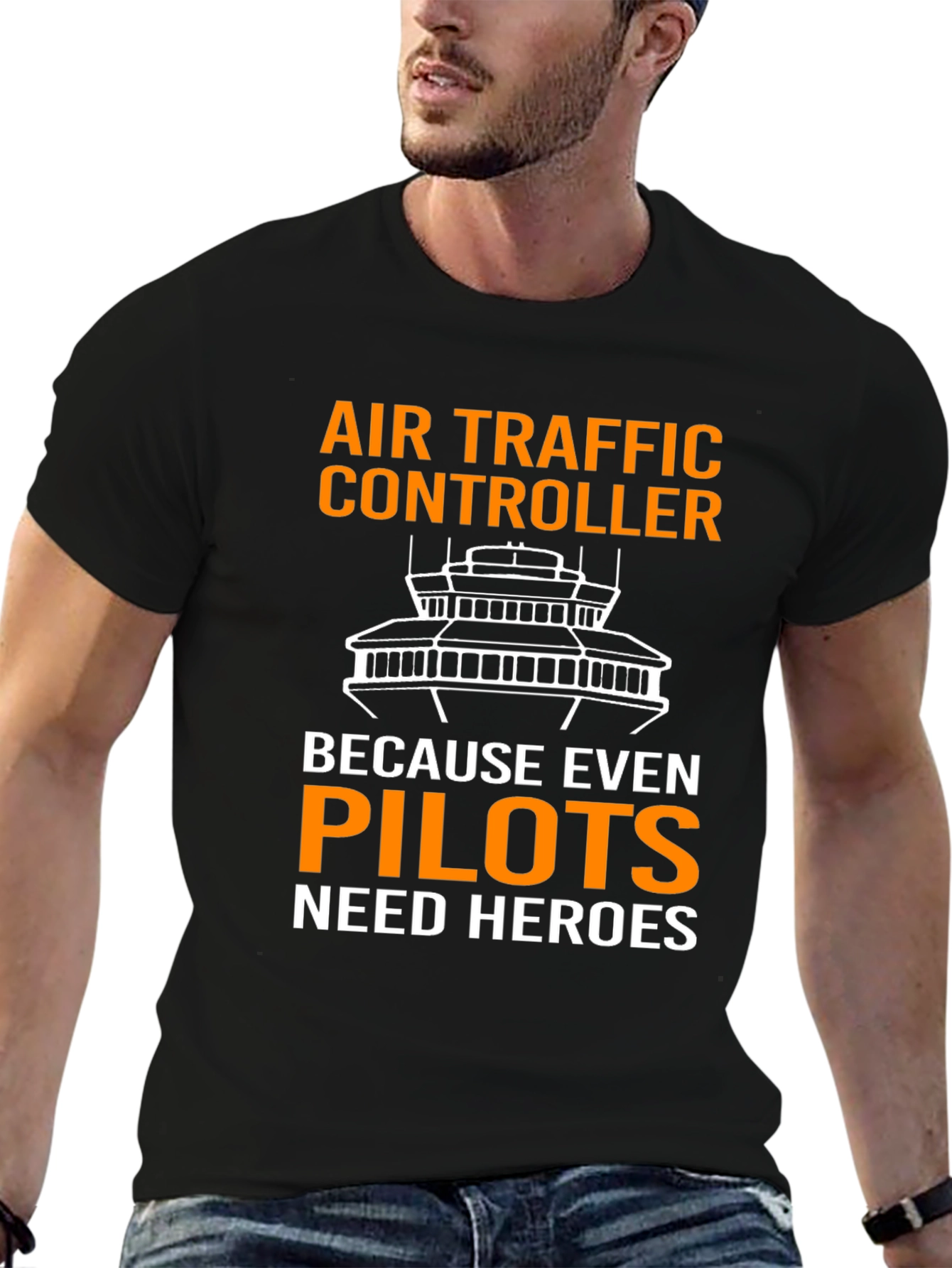 Air Traffic Controller Pilot Hero T-Shirt