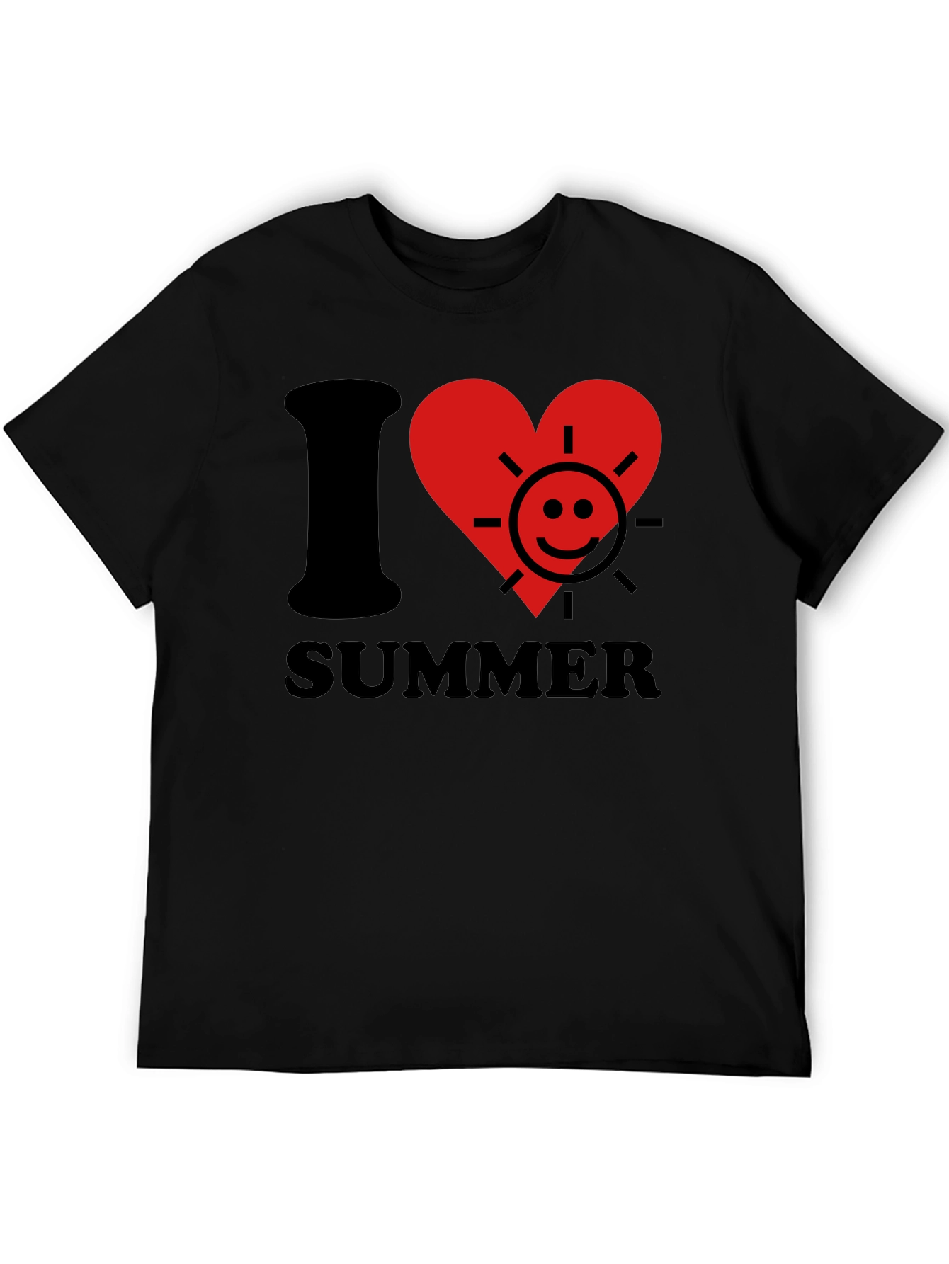 I Heart Summer Graphic T-Shirt - Trendy Holiday Tee