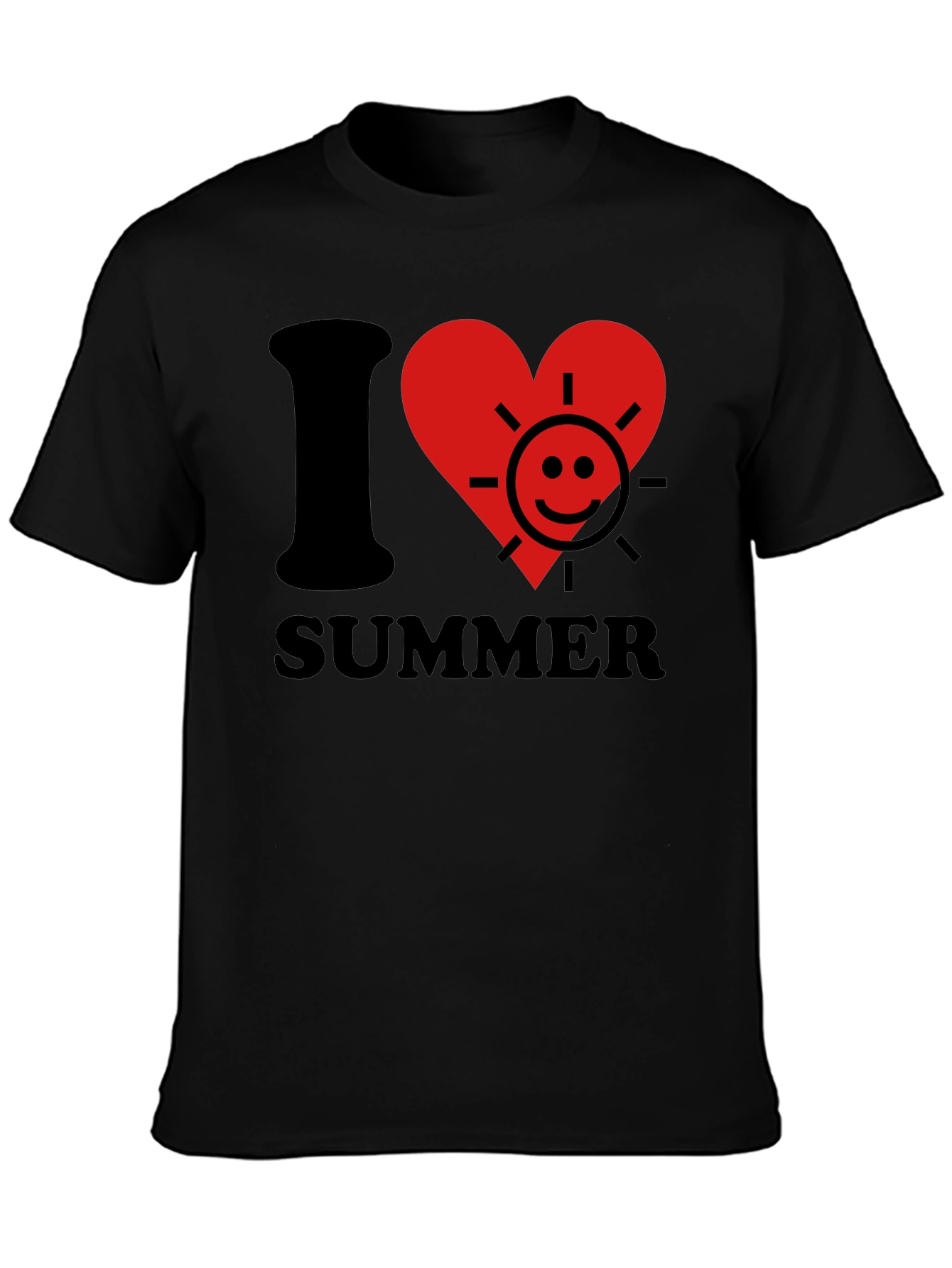 I Heart Summer Graphic T-Shirt - Trendy Holiday Tee