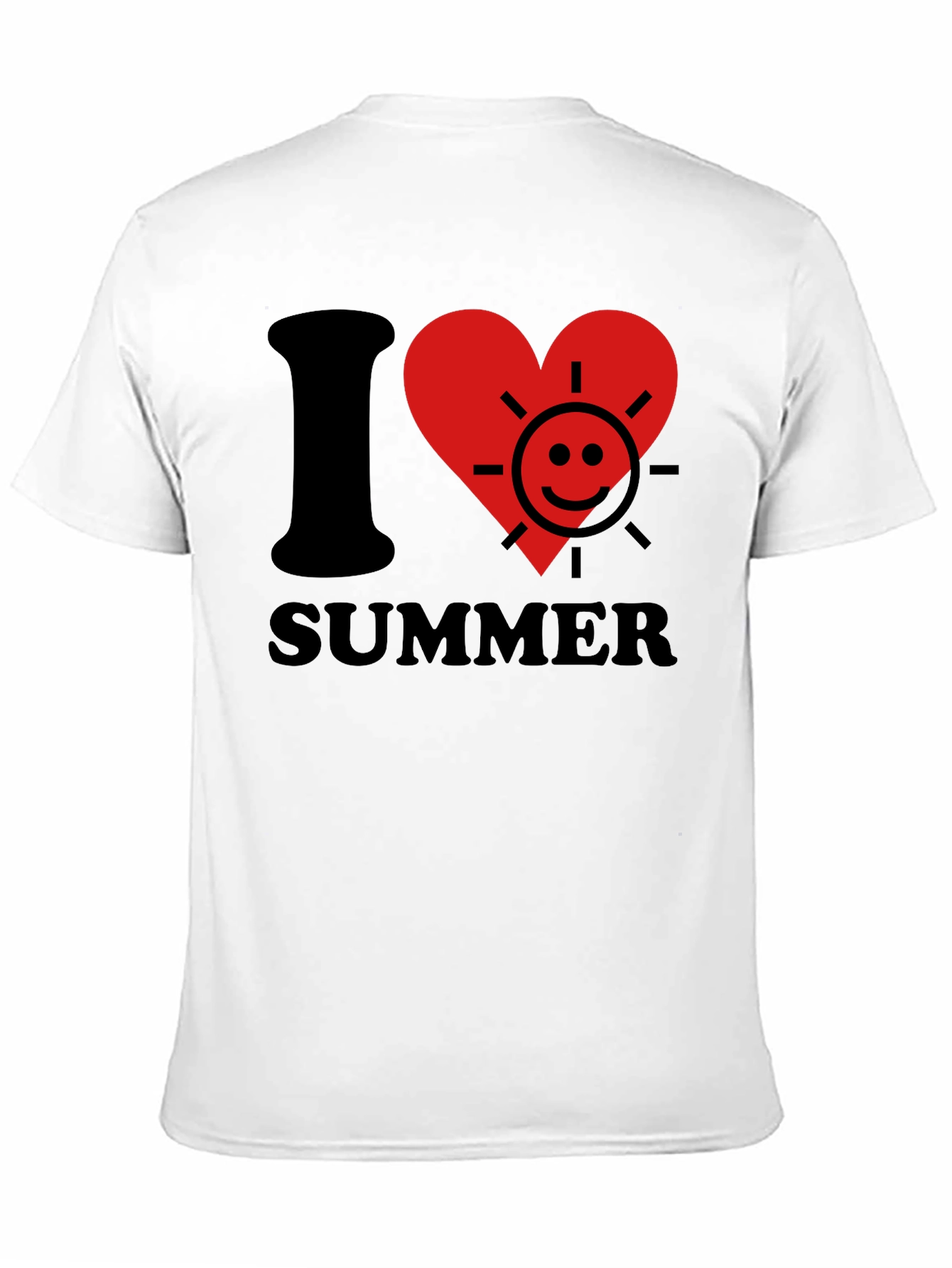 I Heart Summer Graphic T-Shirt - Trendy Holiday Tee
