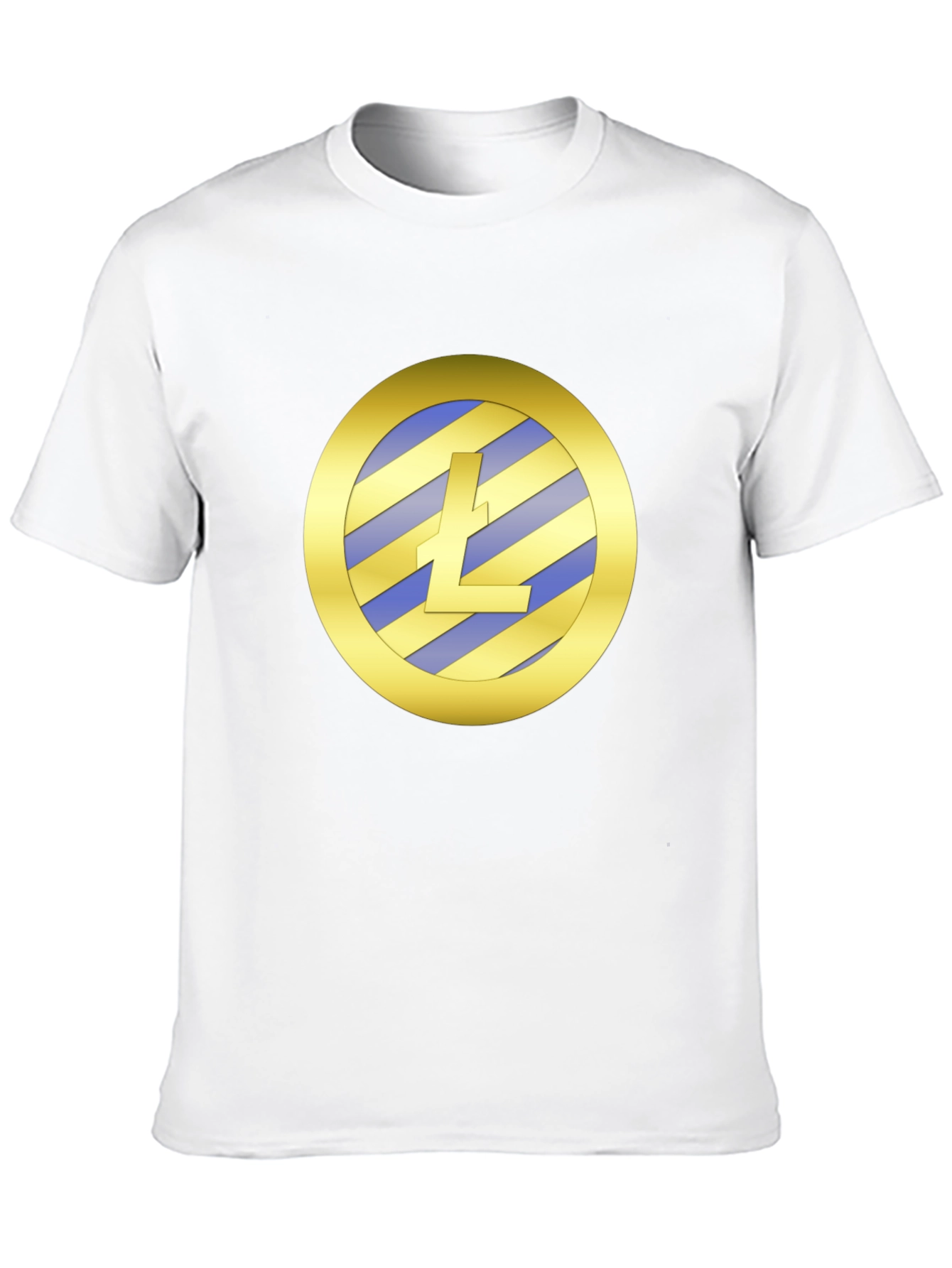 Litecoin Crypto Graphic Tee - Black Cotton Blend