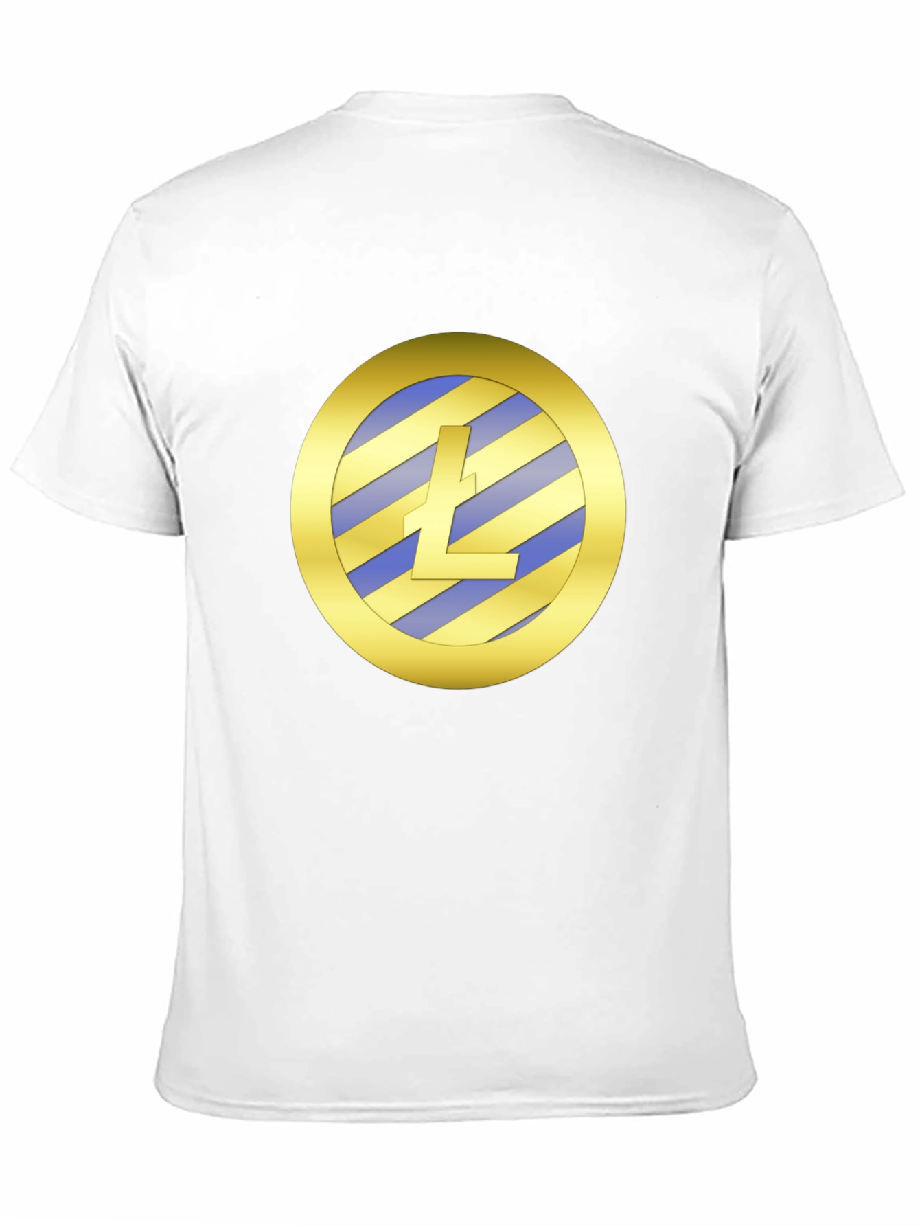 Litecoin Crypto Graphic Tee - Black Cotton Blend