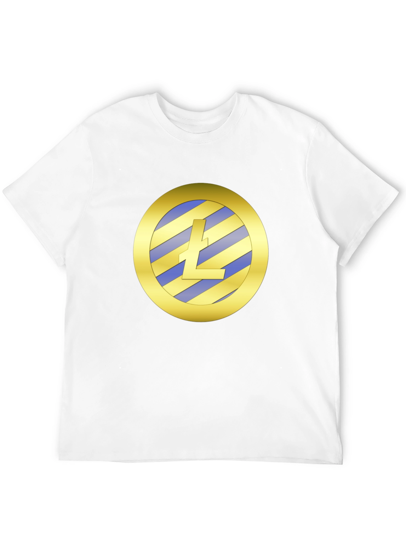 Litecoin Crypto Graphic Tee - Black Cotton Blend