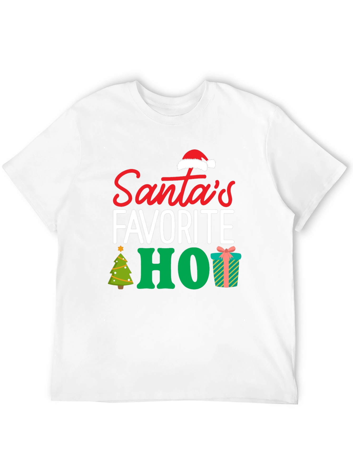 Santas Favorite HO! Christmas T-Shirt