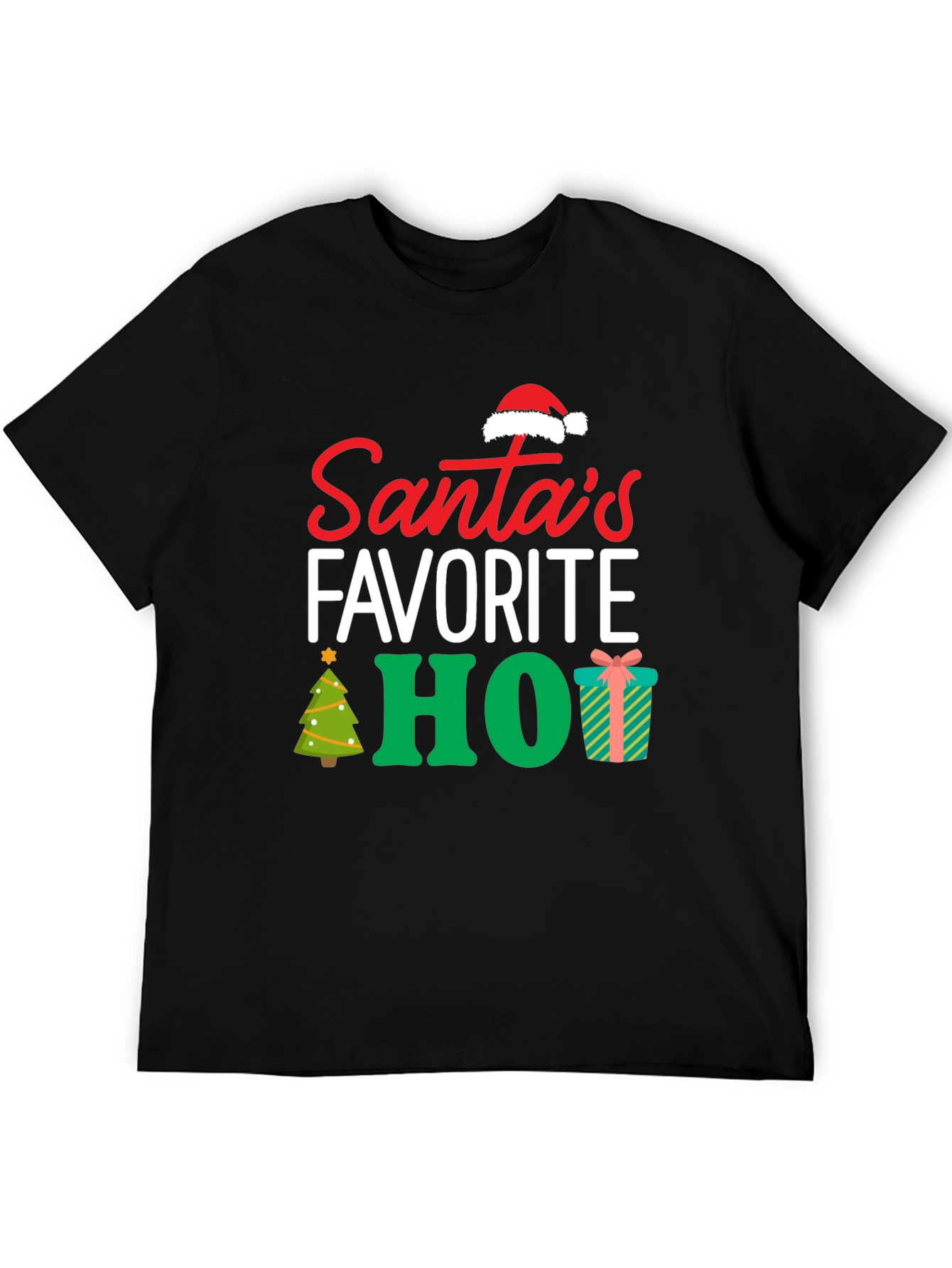 Santas Favorite HO! Christmas T-Shirt