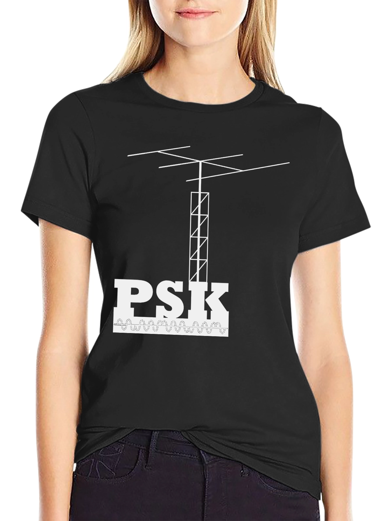 PSK Antenna T-Shirt - Ham Radio Operator Apparel