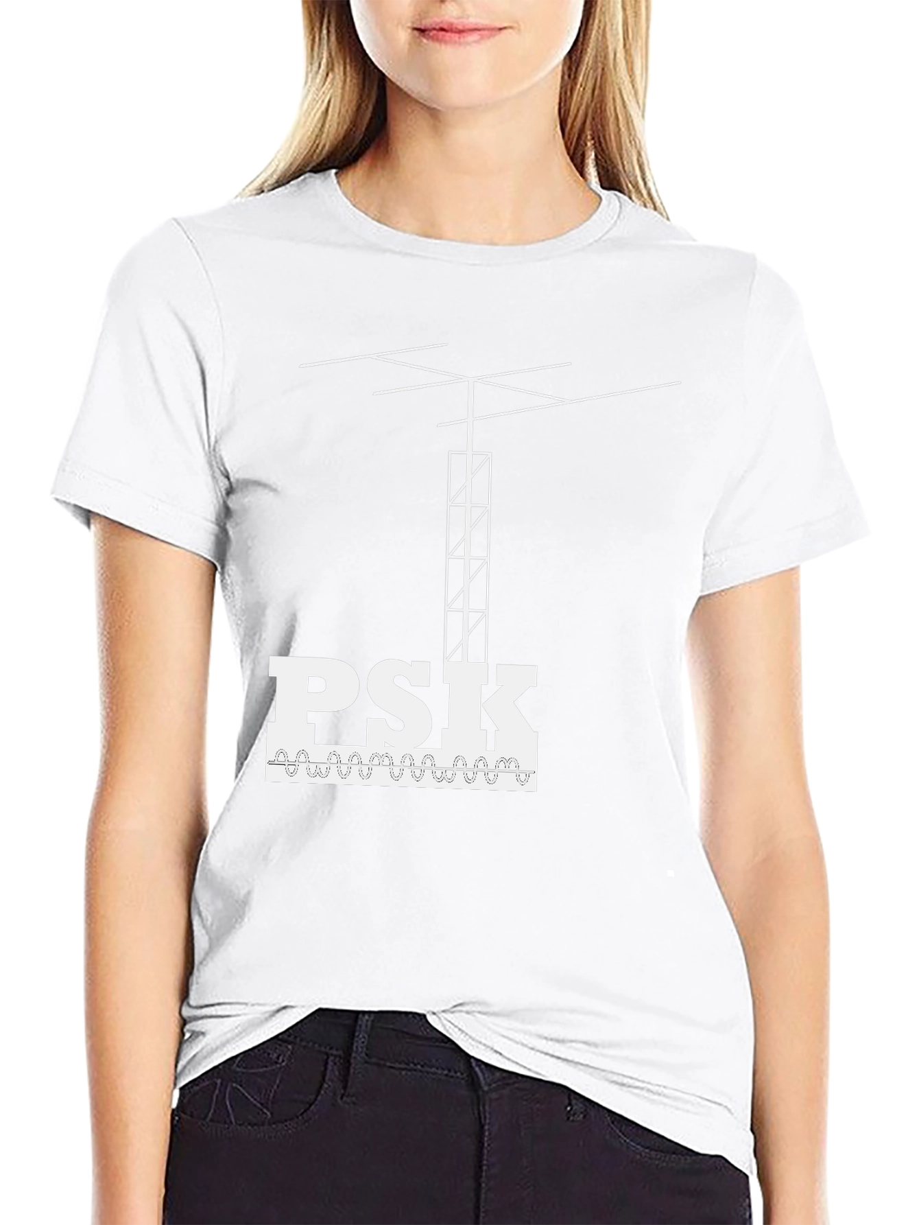 PSK Antenna T-Shirt - Ham Radio Operator Apparel
