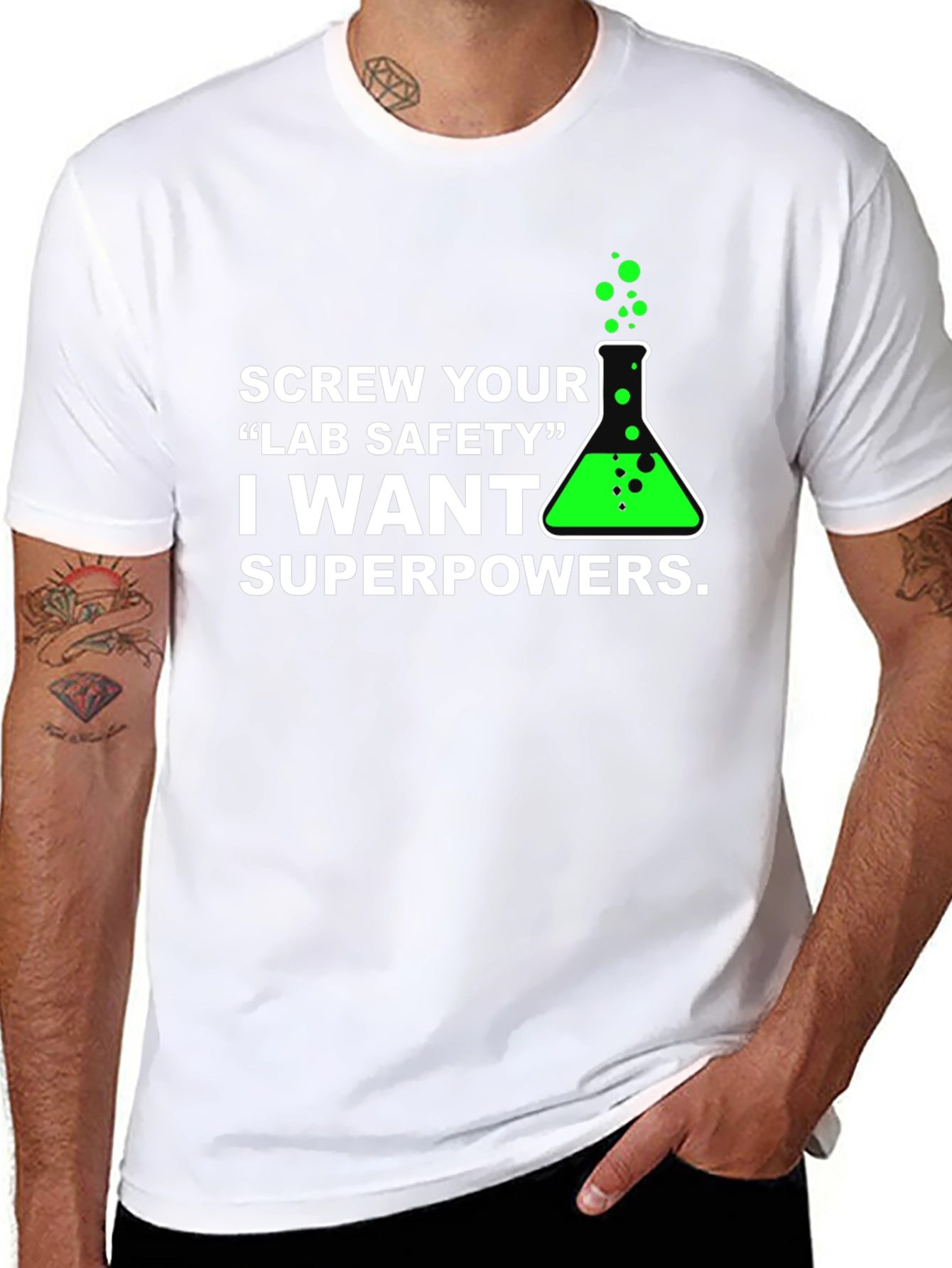 Screw Lab Safety T-Shirt - Superpowers!