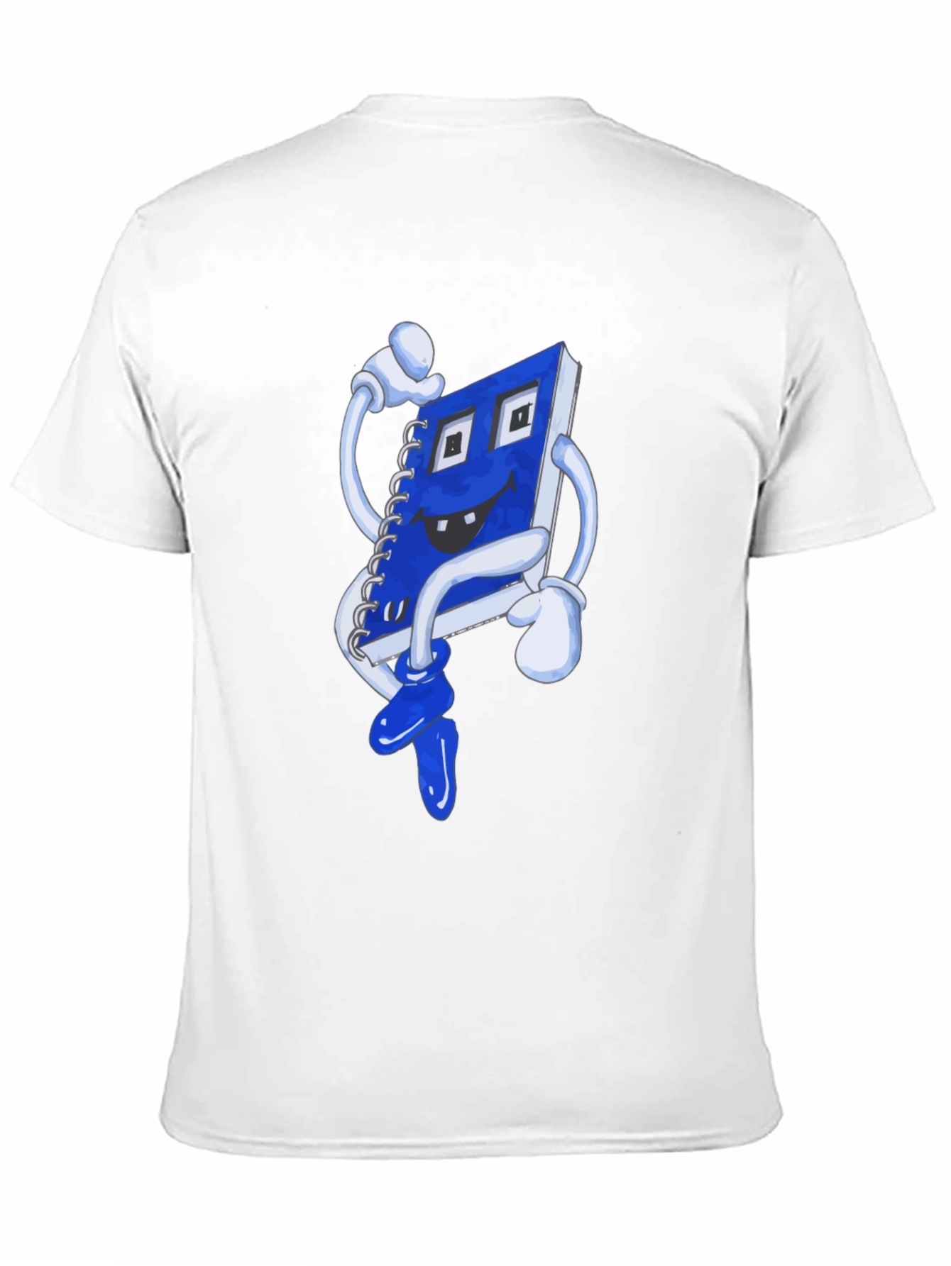 Novelty Cartoon Notebook Graphic T-Shirt
