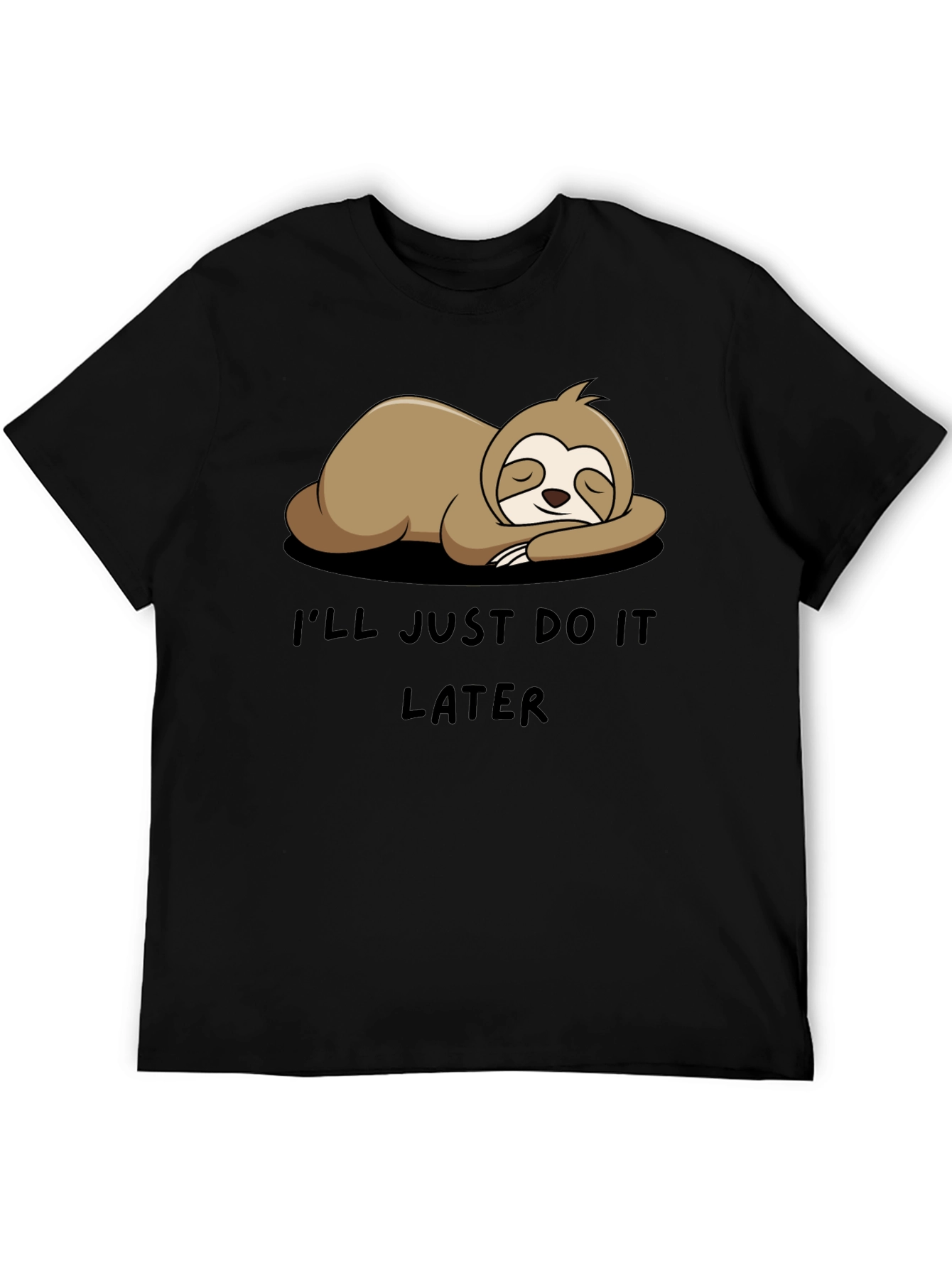 Sloth Do It Later Funny Graphic Tee