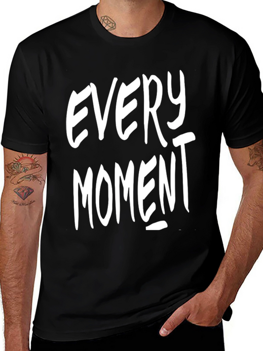 Every Moment Graphic Tee - Mens Black T-Shirt
