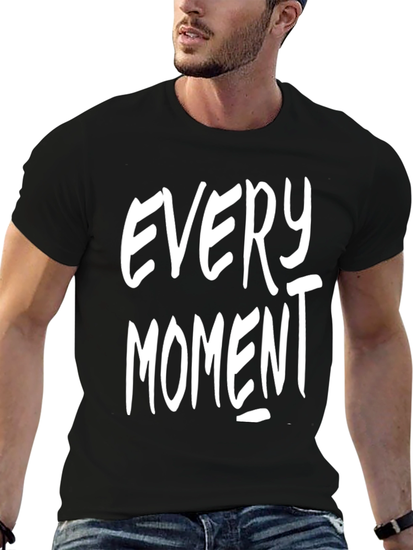 Every Moment Graphic Tee - Mens Black T-Shirt