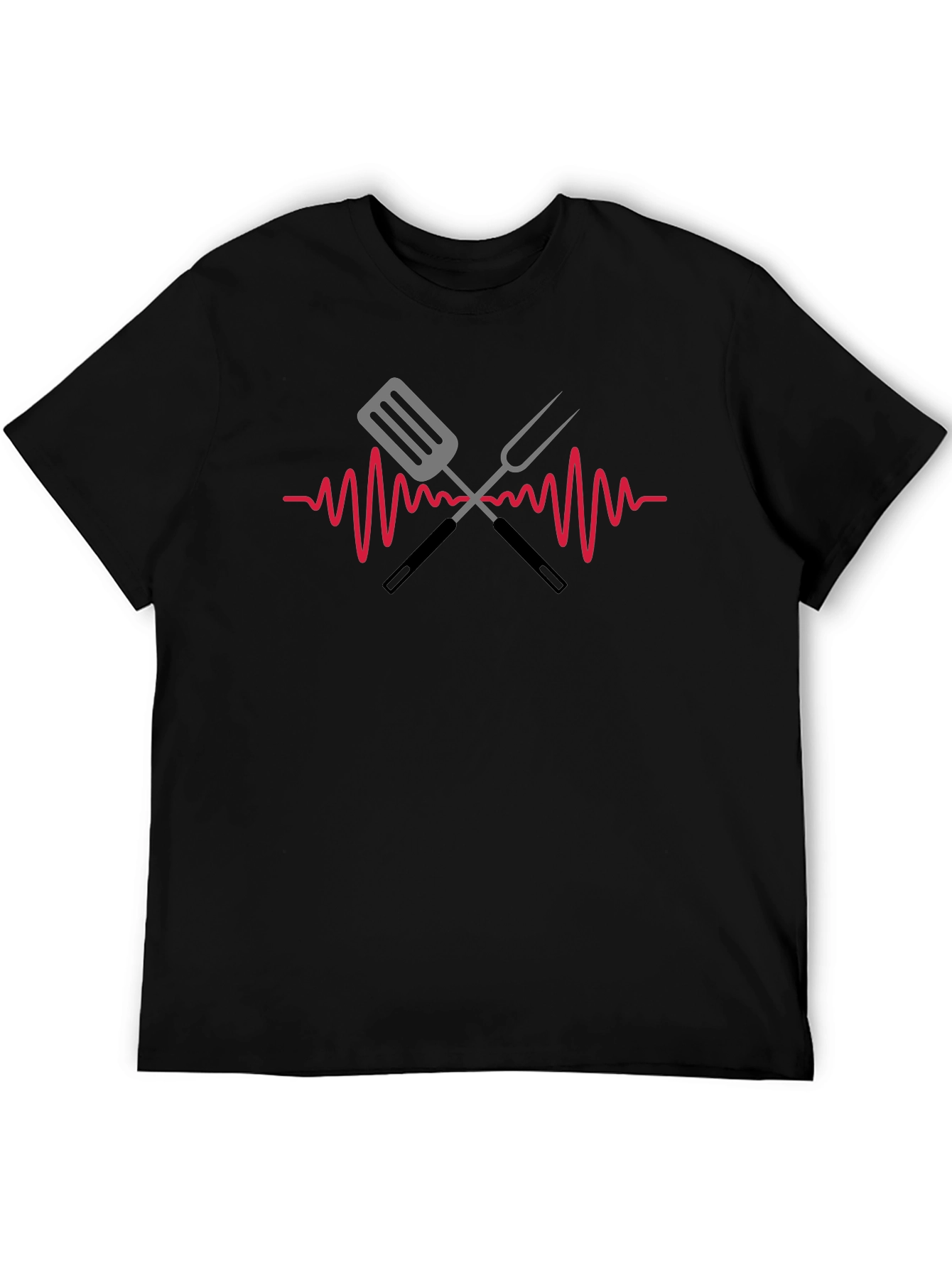 BBQ Heartbeat T-Shirt - Grill Master Tee