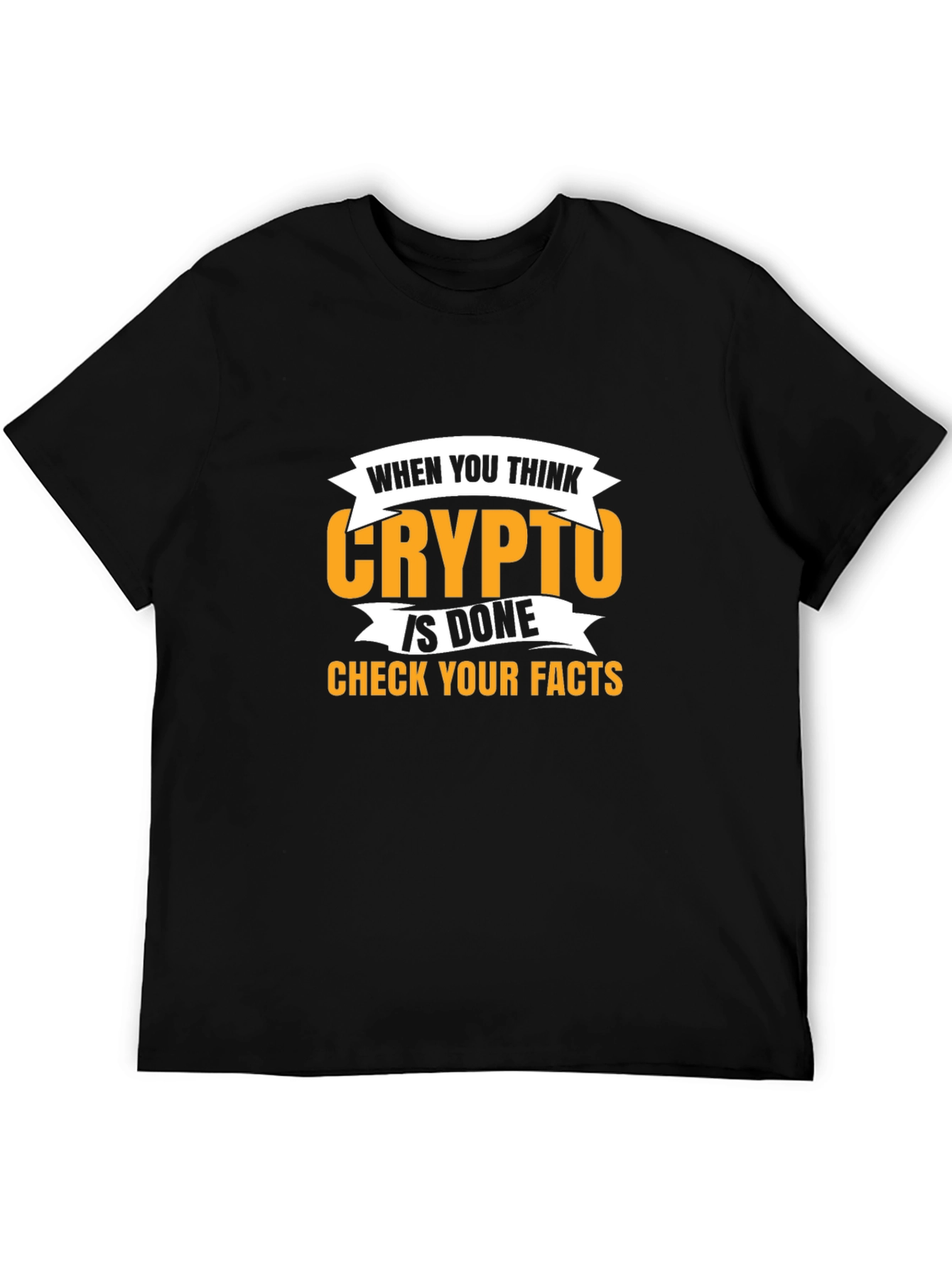 Crypto Facts Black T-Shirt