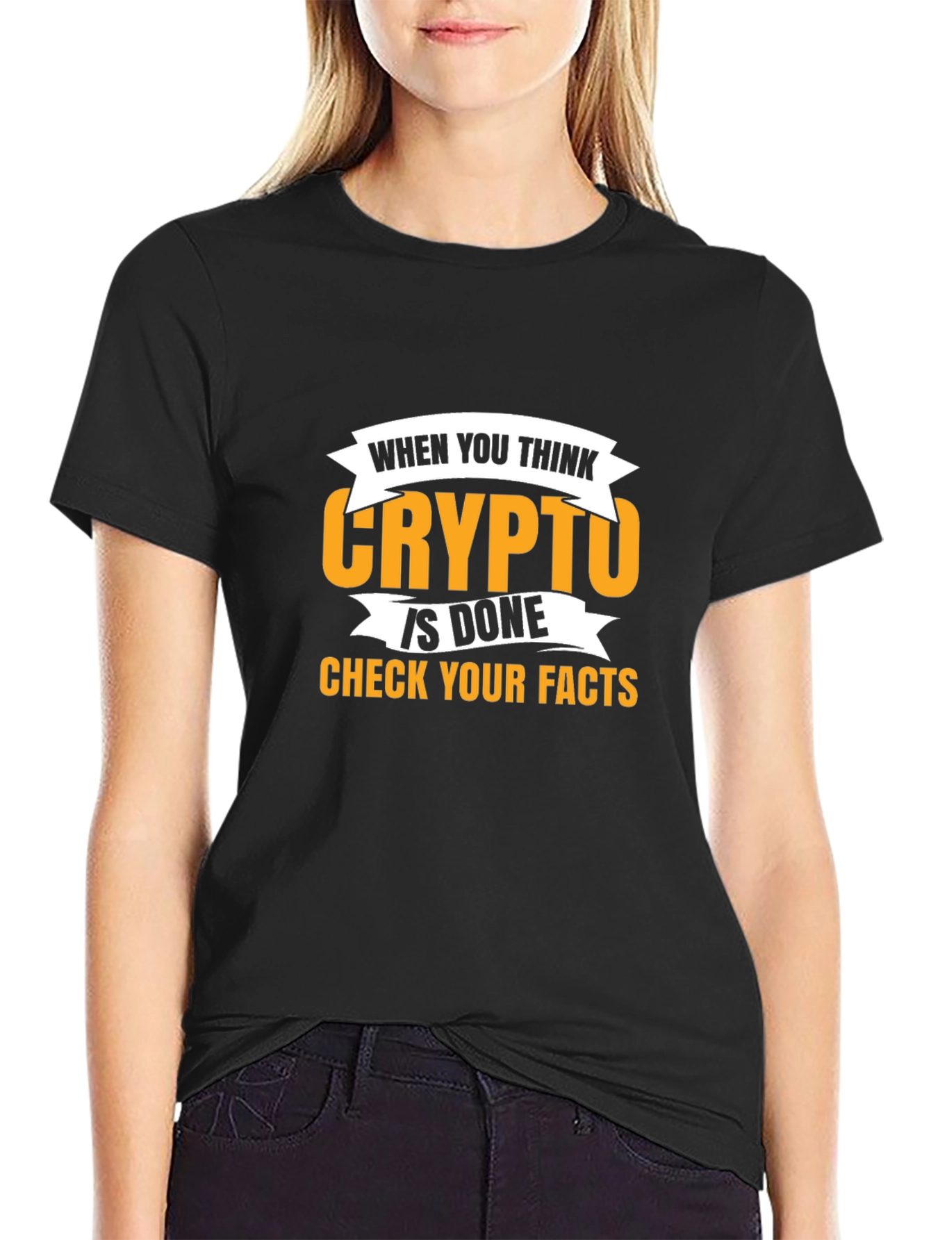 Crypto Facts Black T-Shirt