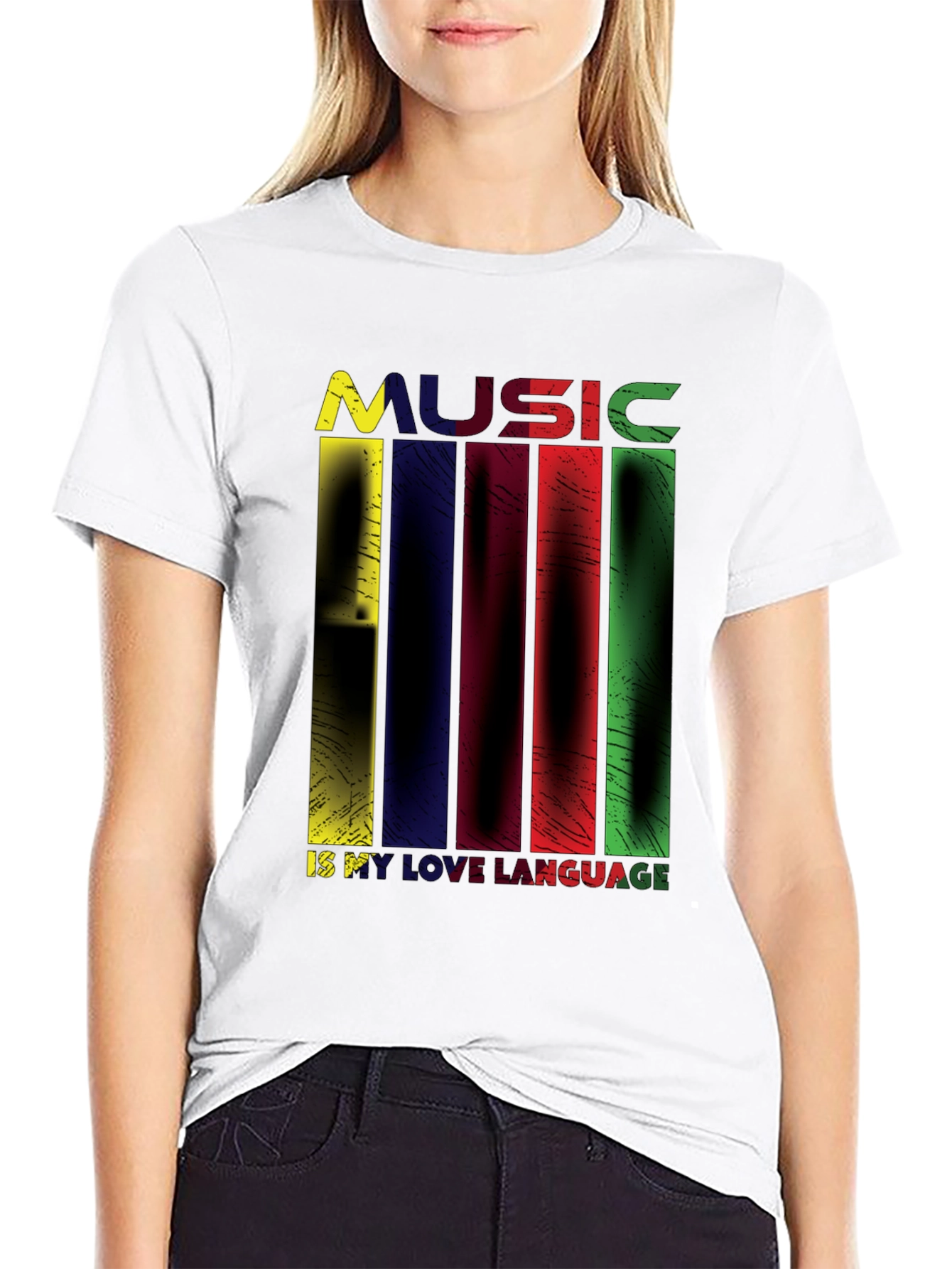 Music is My Love Language Graphic T-Shirt