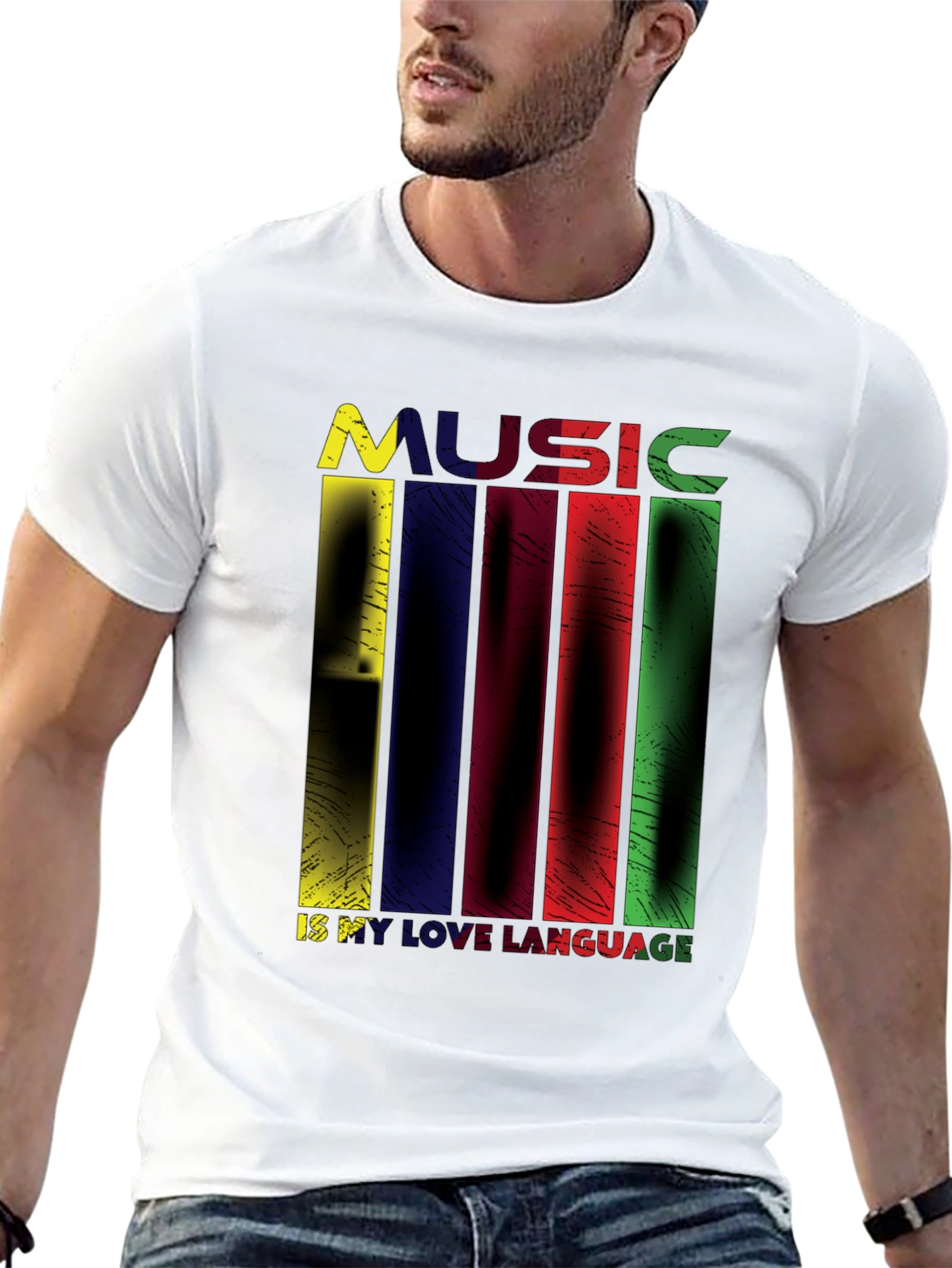 Music is My Love Language Graphic T-Shirt