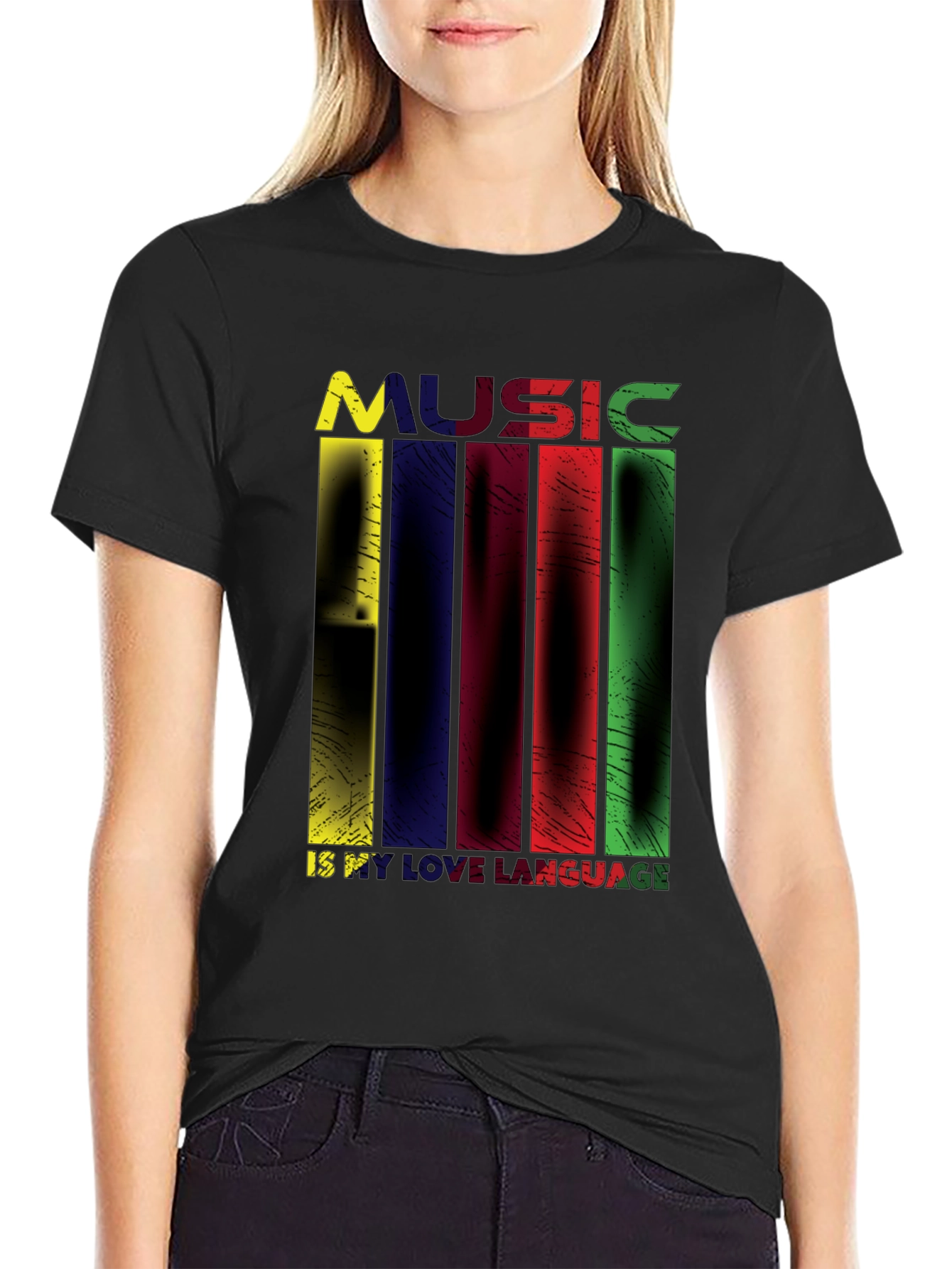Music is My Love Language Graphic T-Shirt