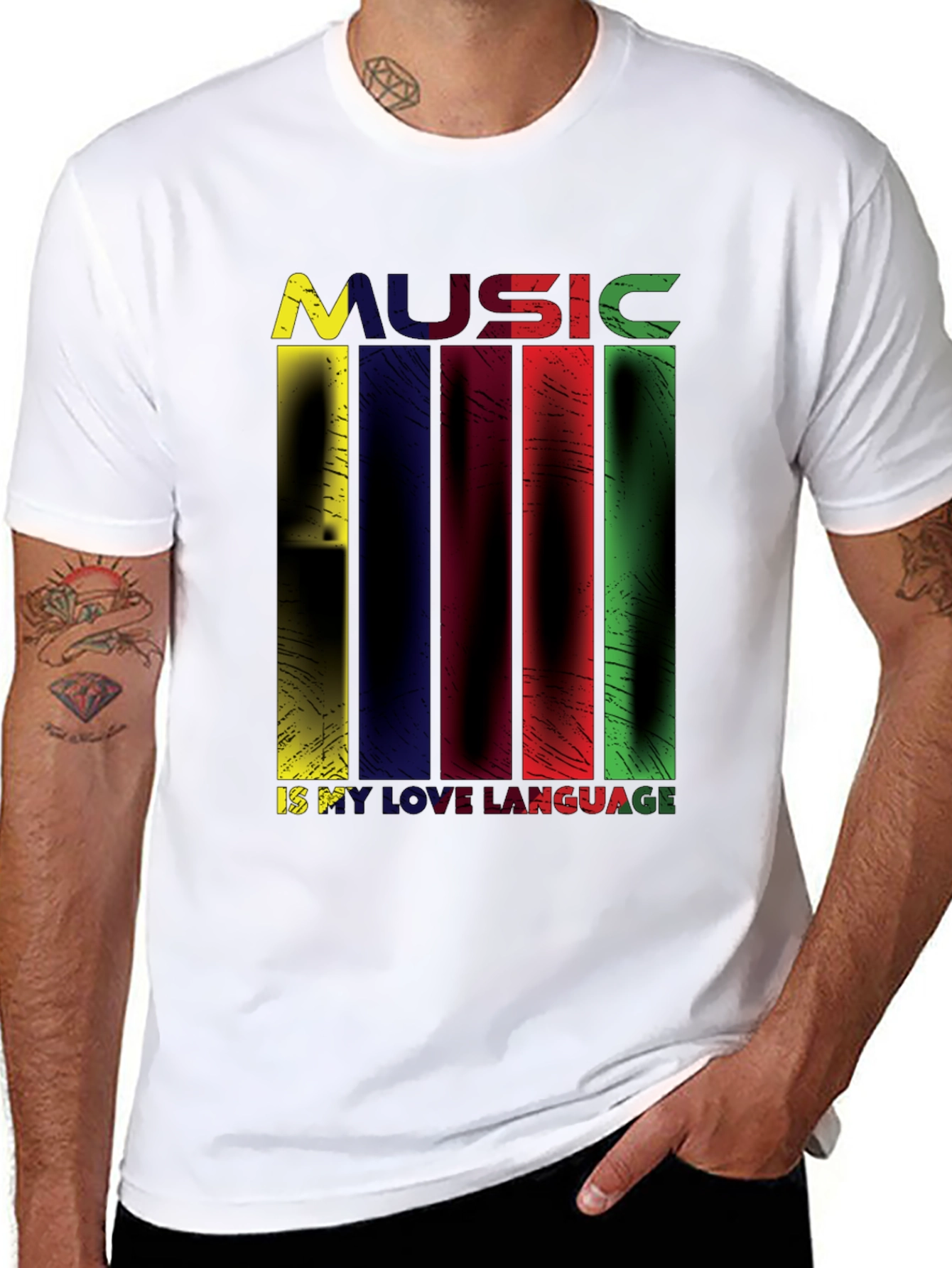 Music is My Love Language Graphic T-Shirt